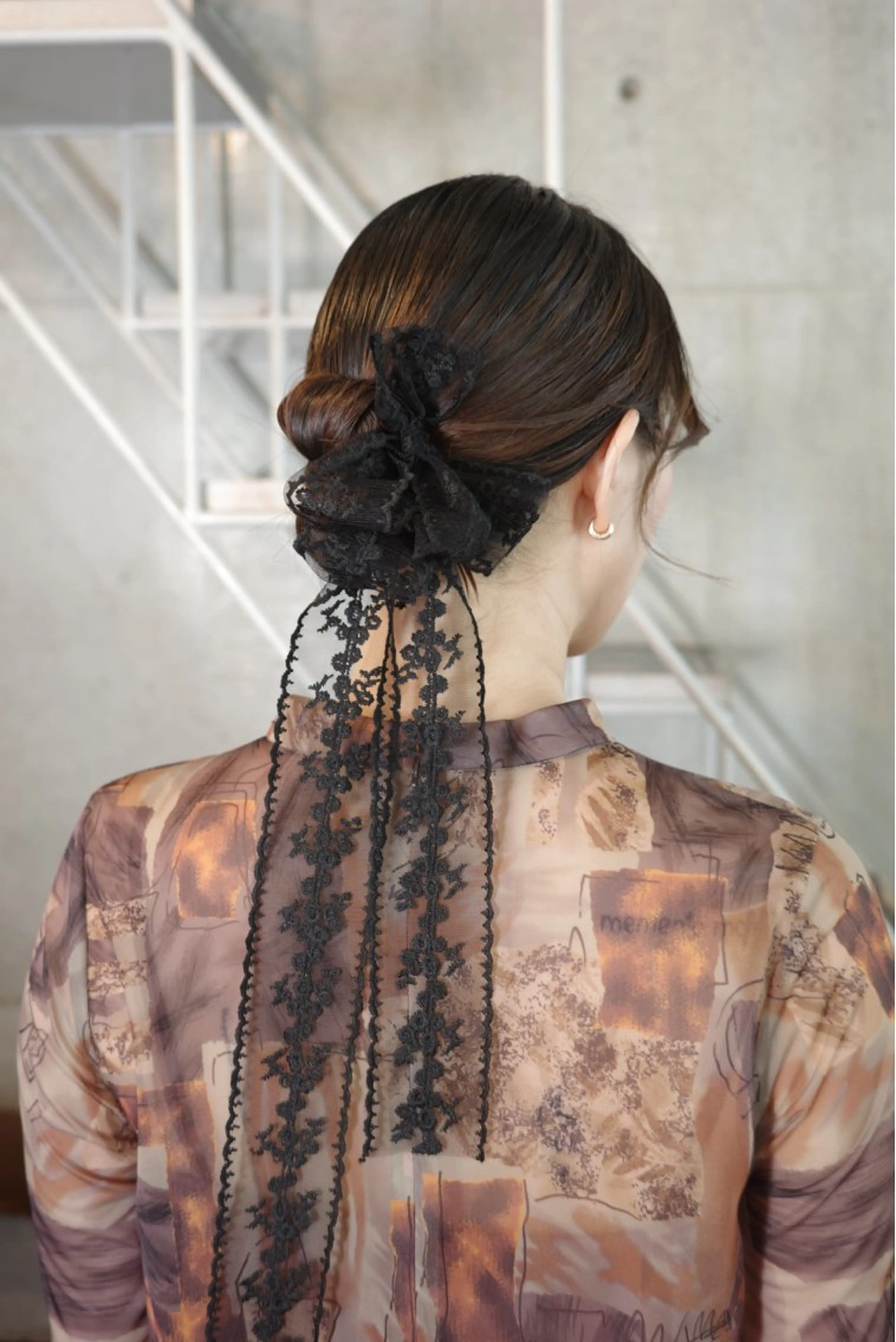 ミディアム ヘアセット モリモト サナのヘアスタイル