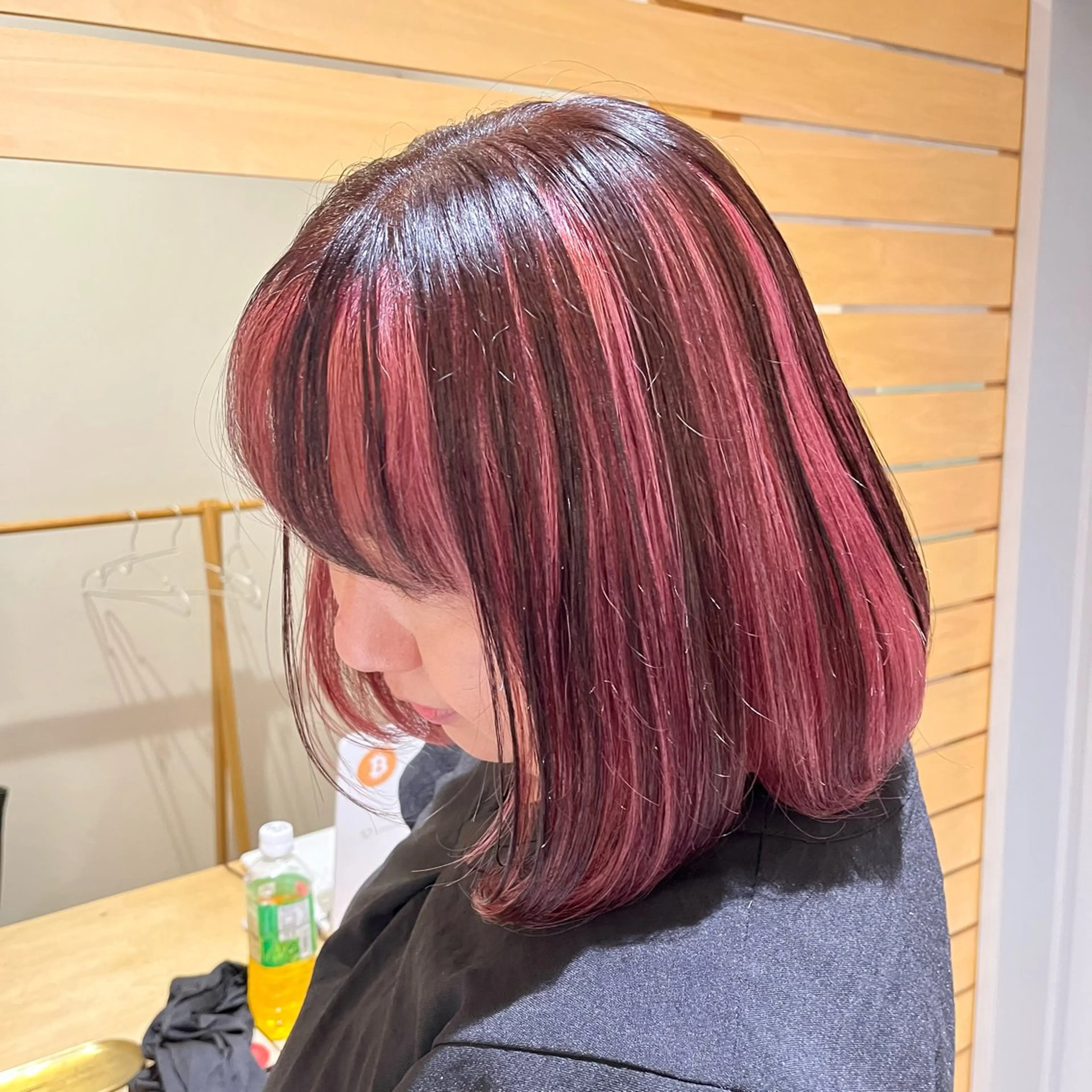 ミディアム カラー ブリーチ ヘアカラー トリートメント RUBEUS【ルベウス】所属・✨艶々カラー🎨 杉本賢人のヘアスタイル