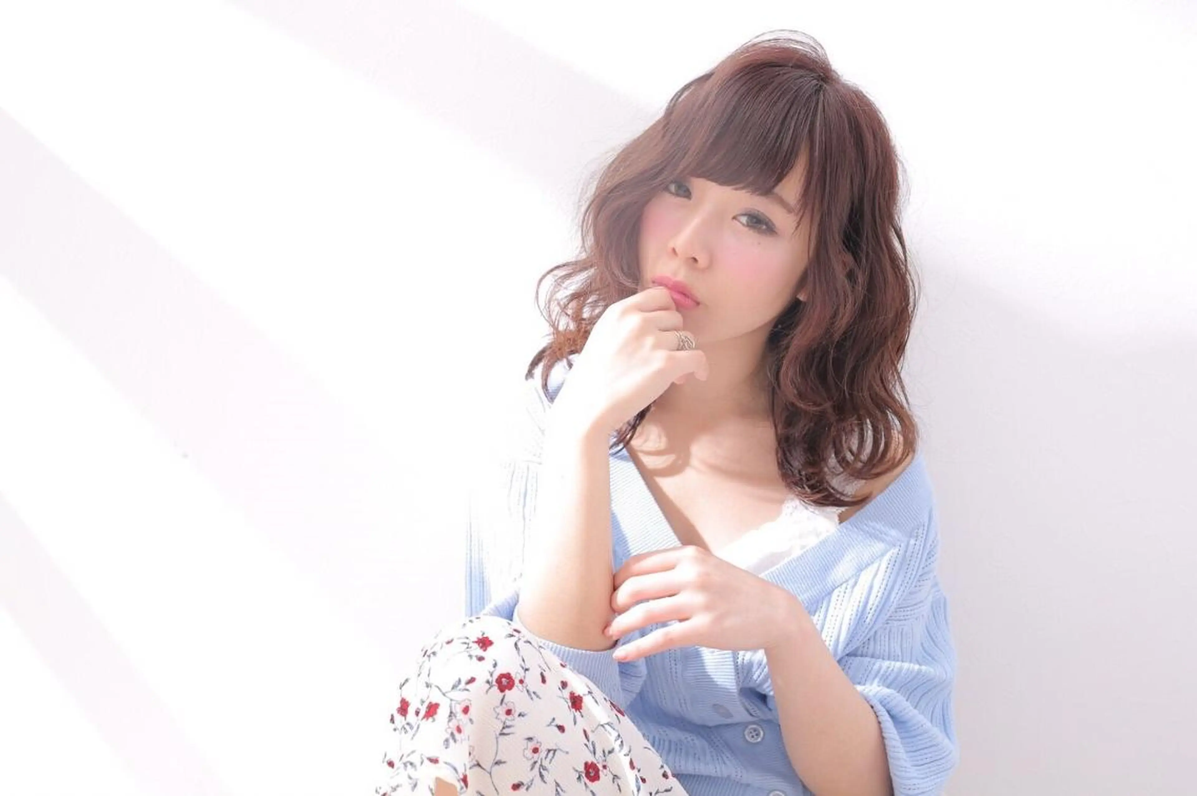 カラー due hair 京都駅前店 MILBON オージュア認定サロン【デューヘアー】所属・ハイトーンブリーチ 土坂 由志【京都】のヘアスタイル