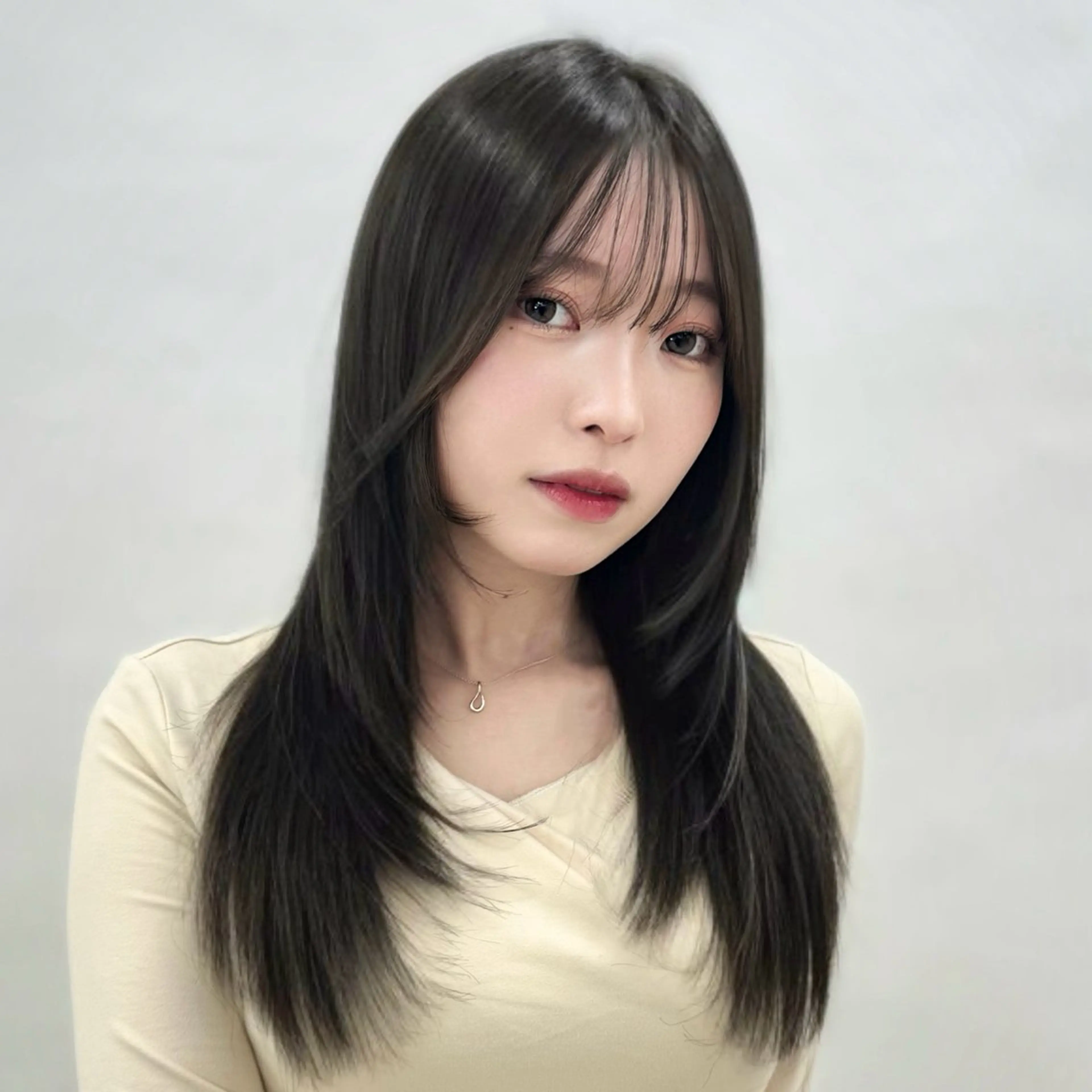 似合わせカット+ケアカラー+クイックトリートメント（超音波アイロン付き）の写真