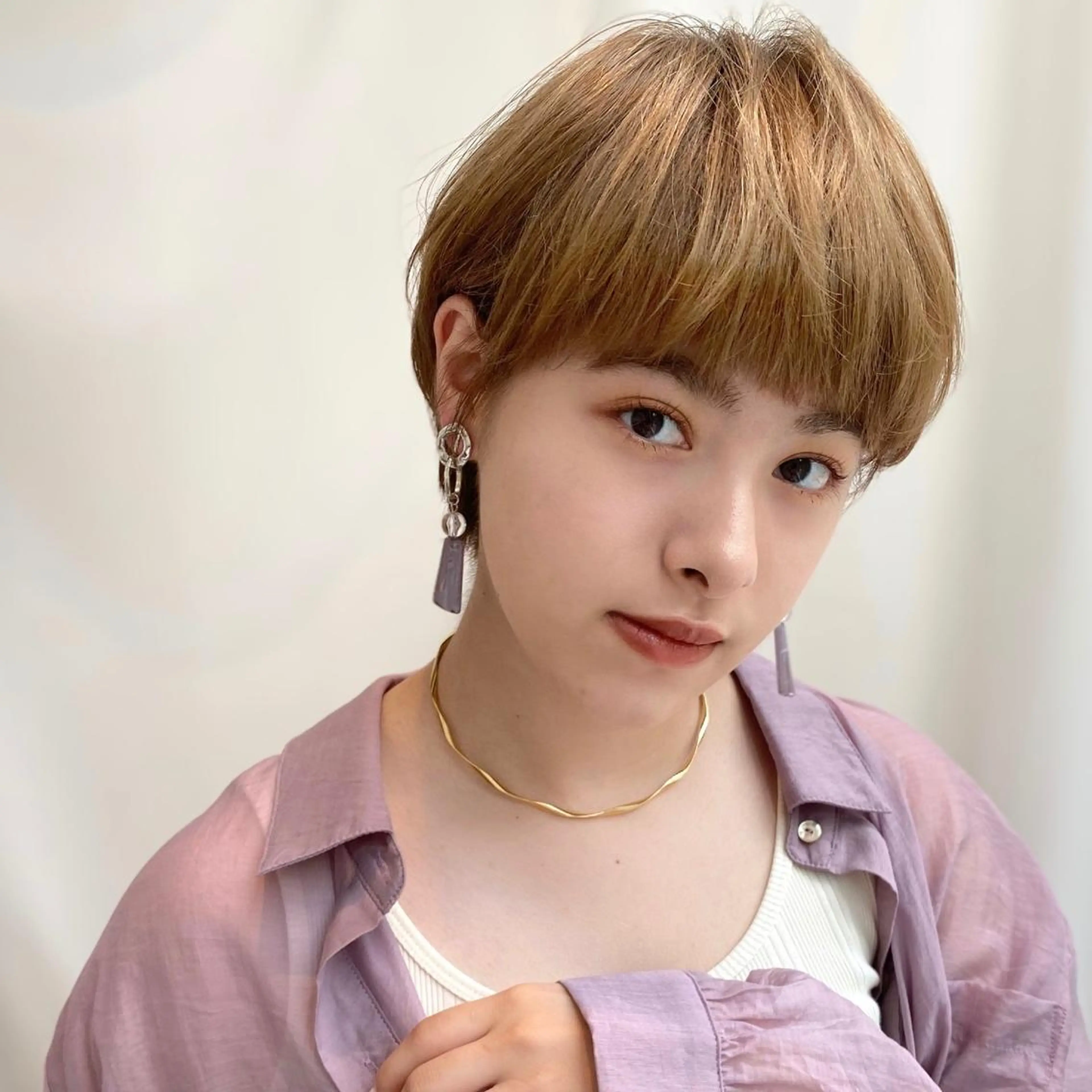 ショート 韓国くびれレイヤー 🇰🇷はづきのヘアスタイル