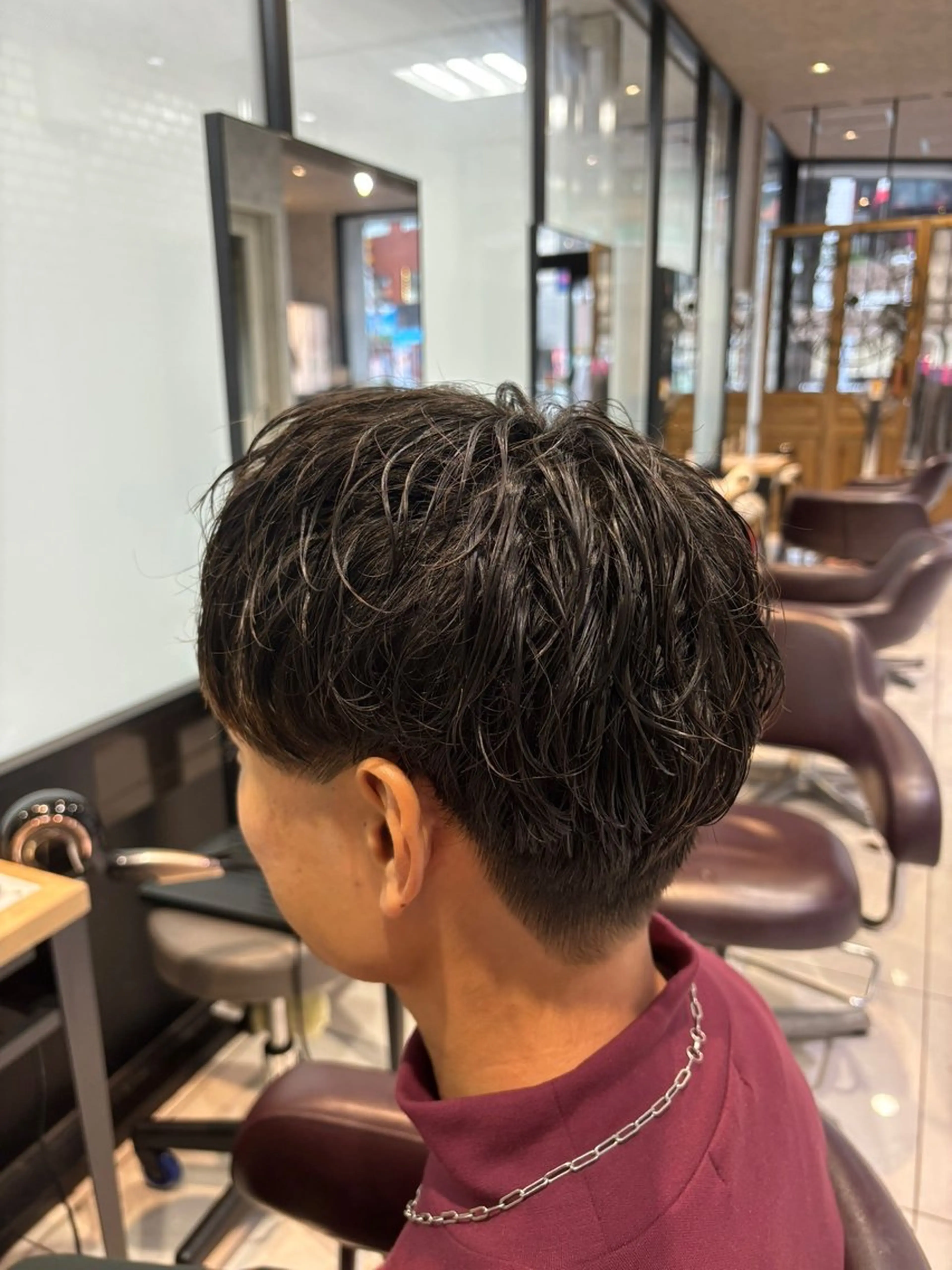 パーマ メンズ 韓国風/メンズ アイブロウワックスの眉毛・アイブロウイメージ