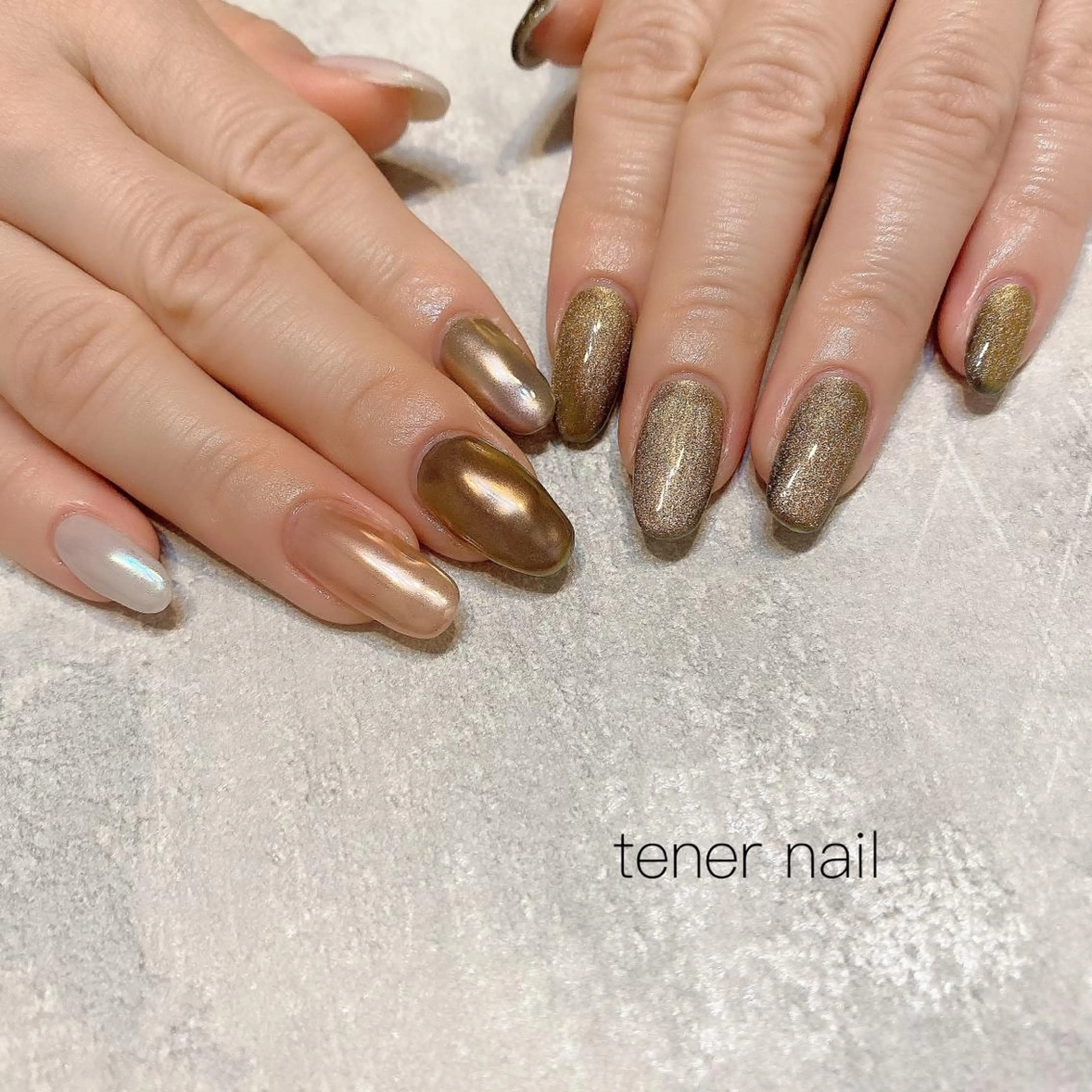ネイル マグネットネイル ミラーネイル tener  nail  テネルネイル所属・テネルネイル tener nailのネイルデザイン