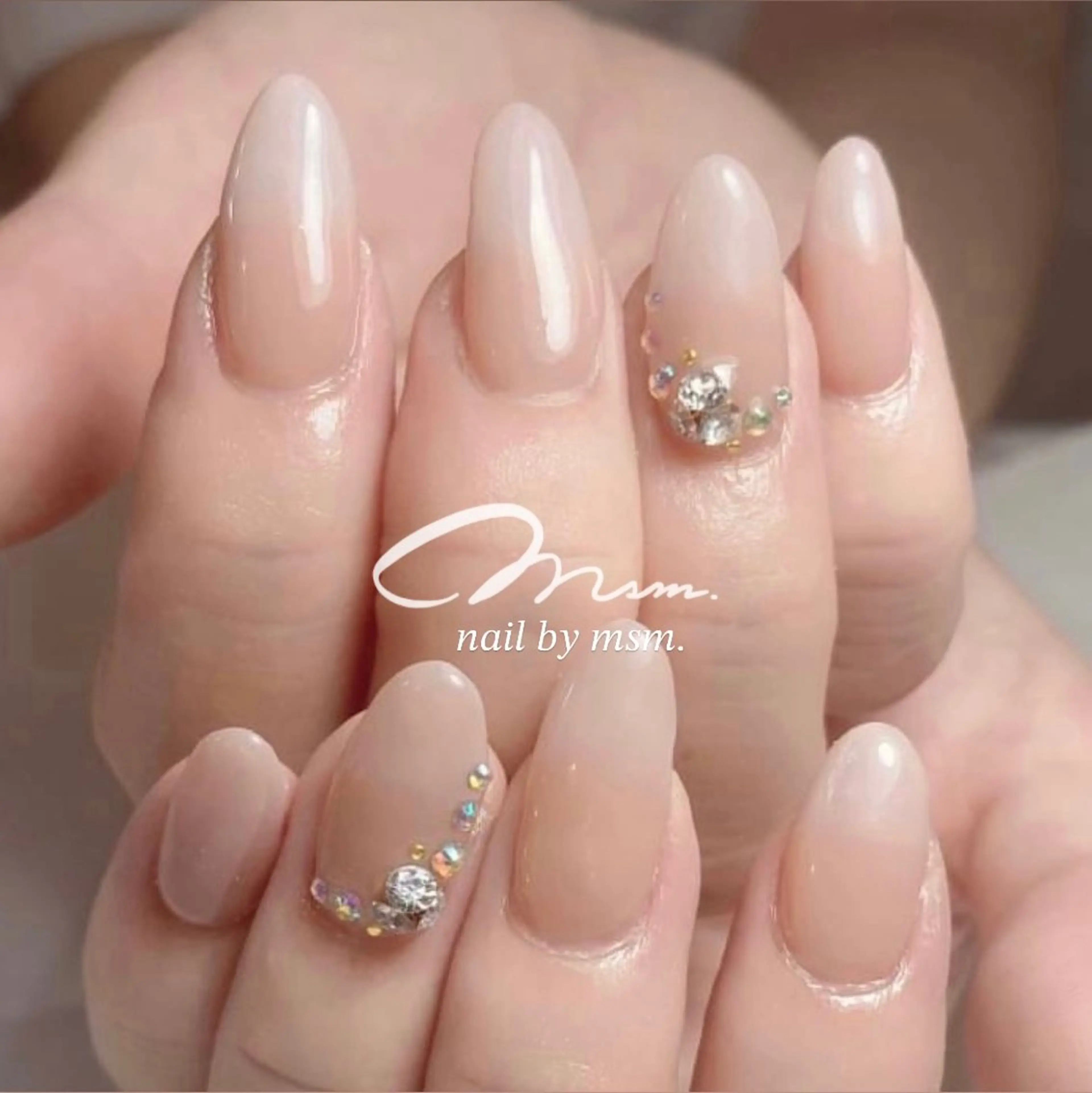 ネイル 同時施術◎💅🏻 ネイル/眉毛/まつ毛のネイルデザイン