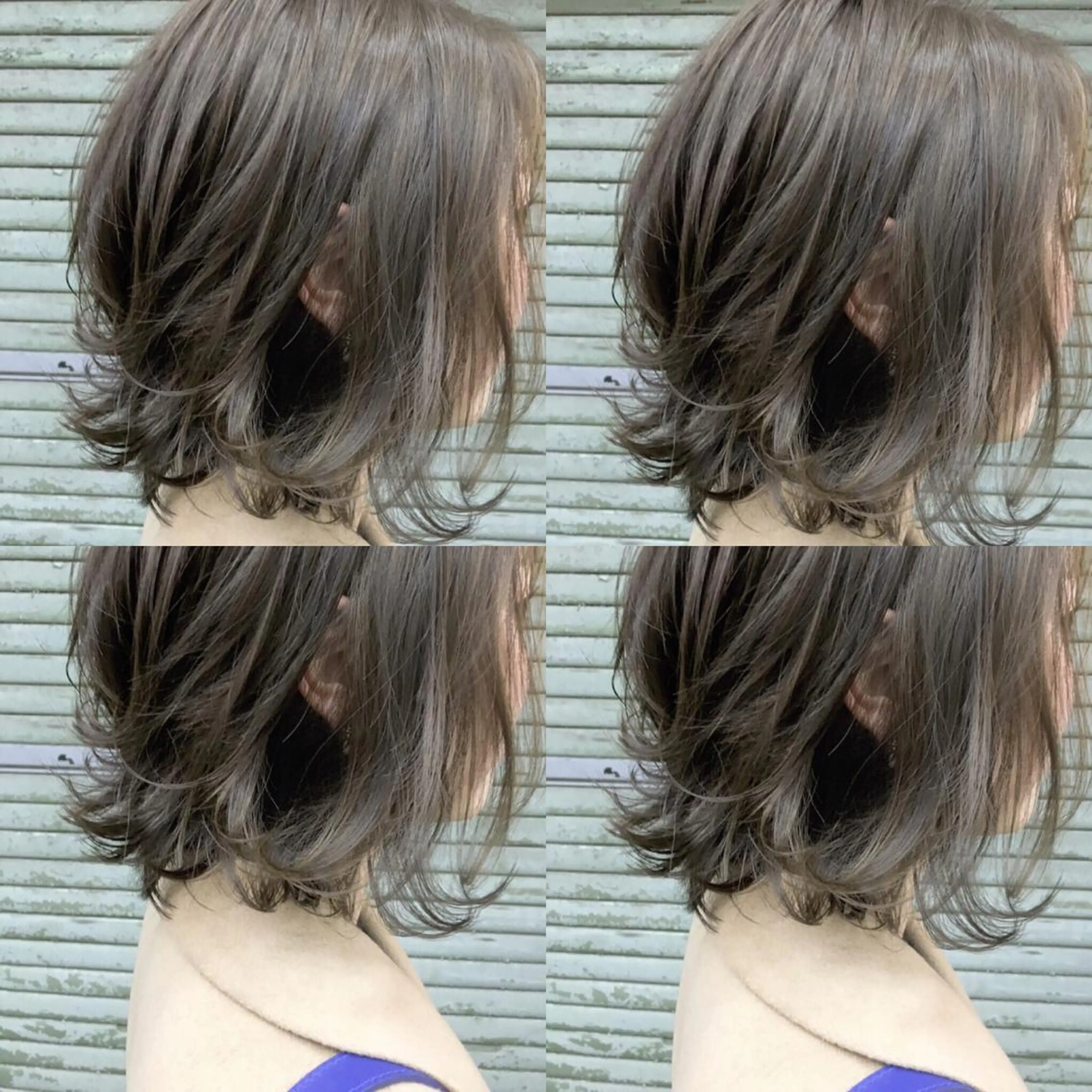 ショート カラー カット ヘアカラー トリートメント F． 梅田/ボブ/パーマのヘアスタイル