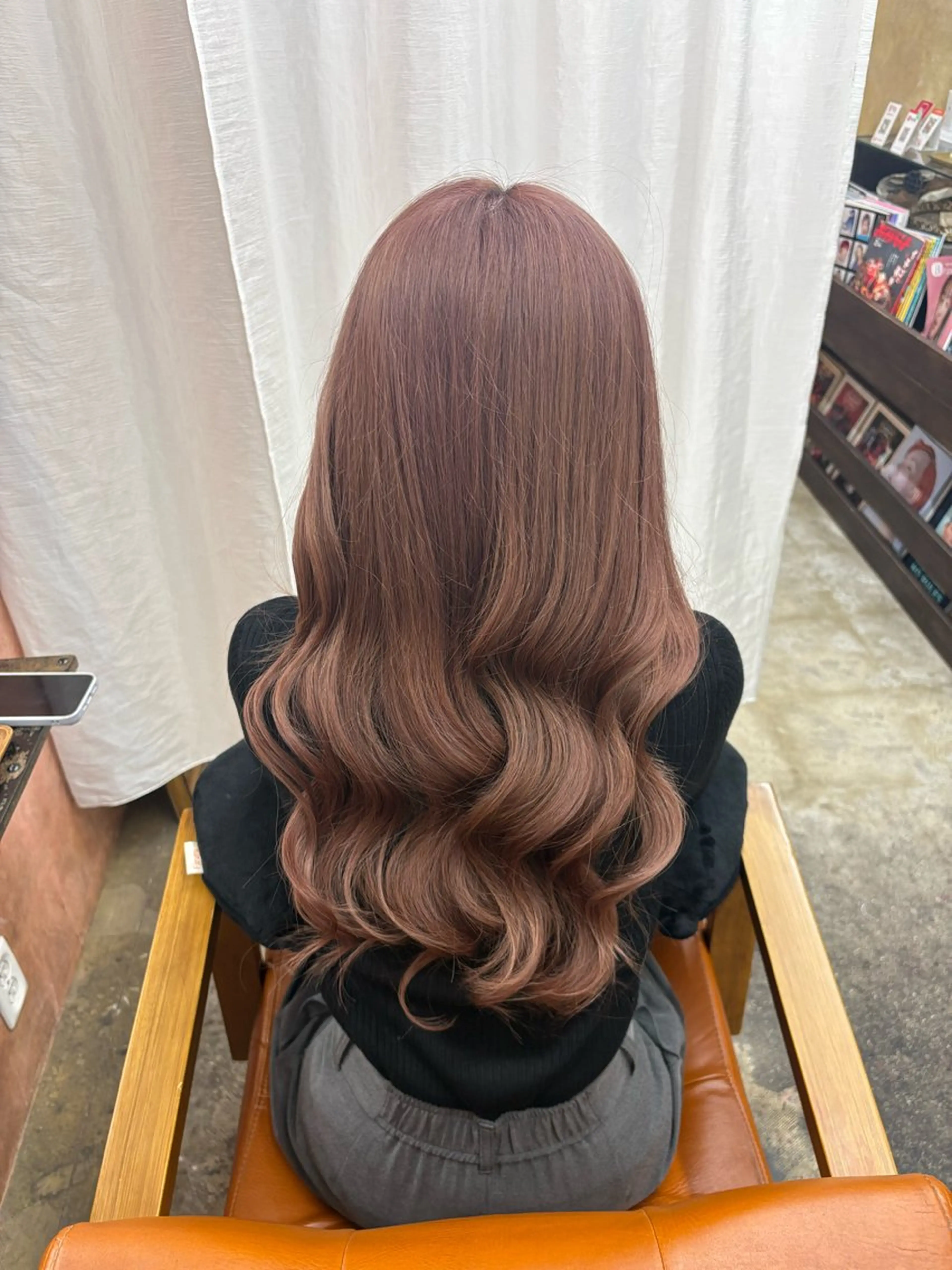 ロング ヘアカラー トリートメント Retsu /UniQのヘアスタイル