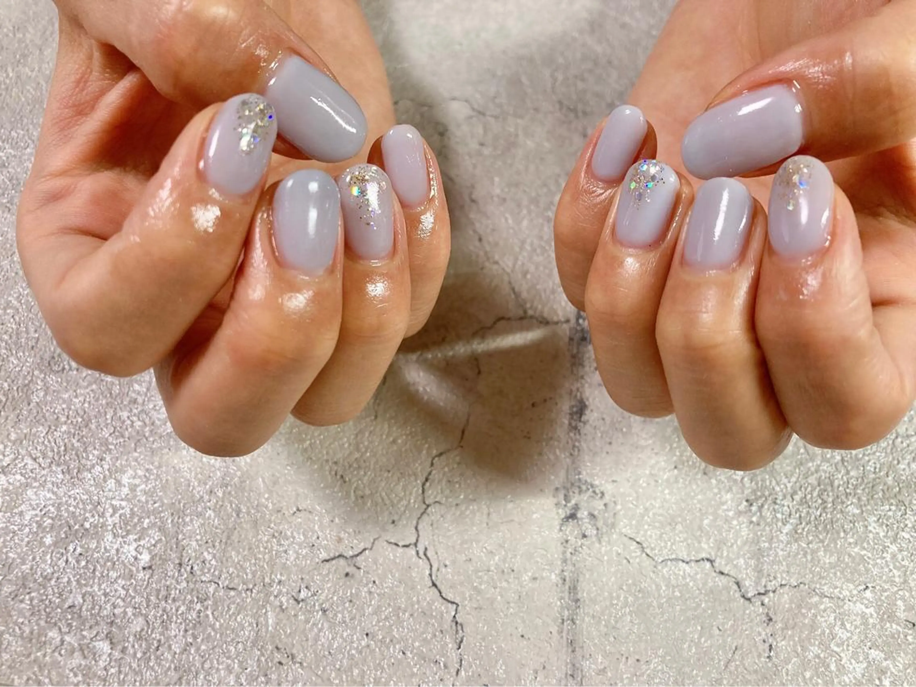 ネイル シンプルネイル ハンドネイル kiki nail 二子玉川のネイルデザイン