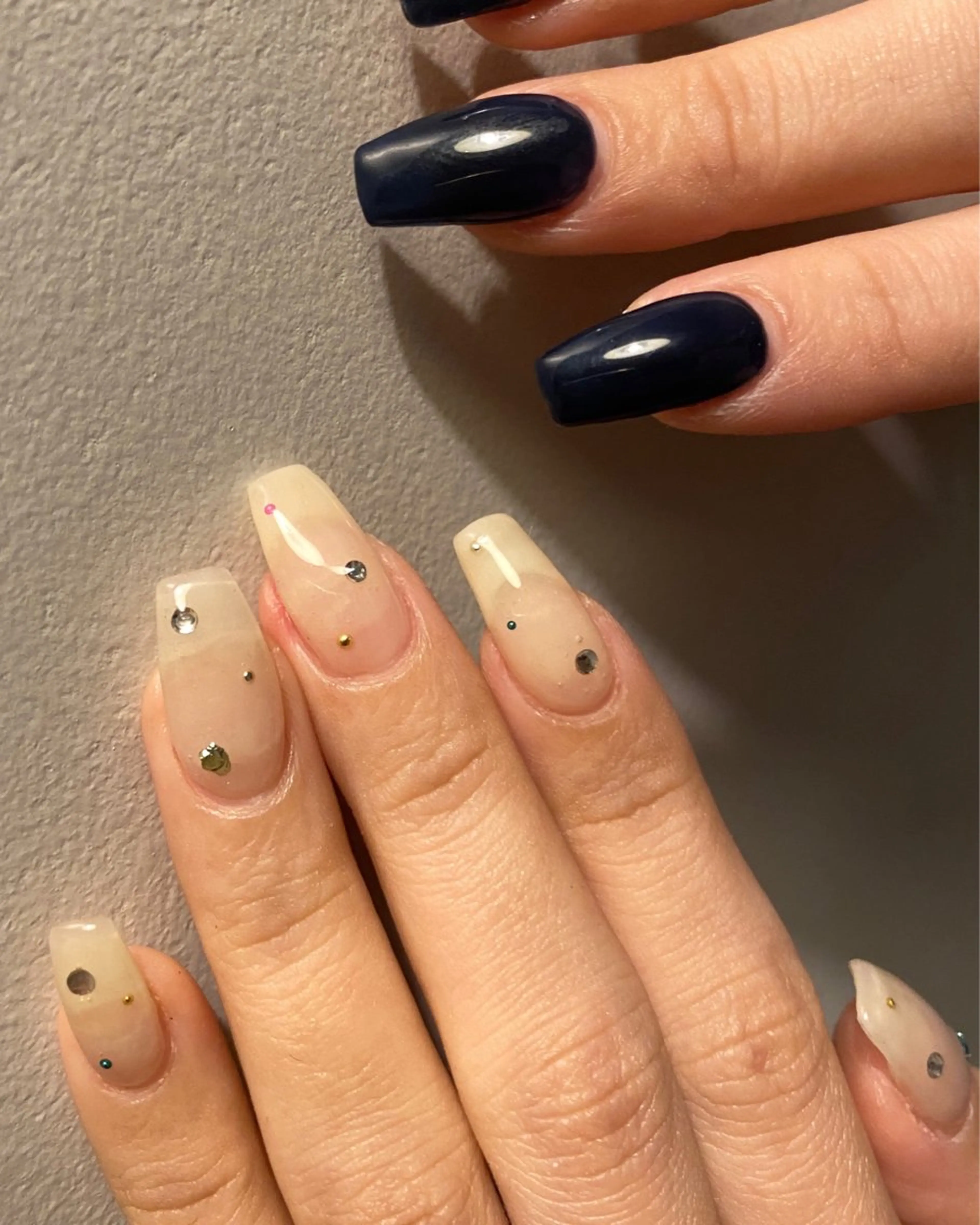 ネイル ストーンネイル ハンドネイル sister  mohawk所属・chika ／ nailのネイルデザイン