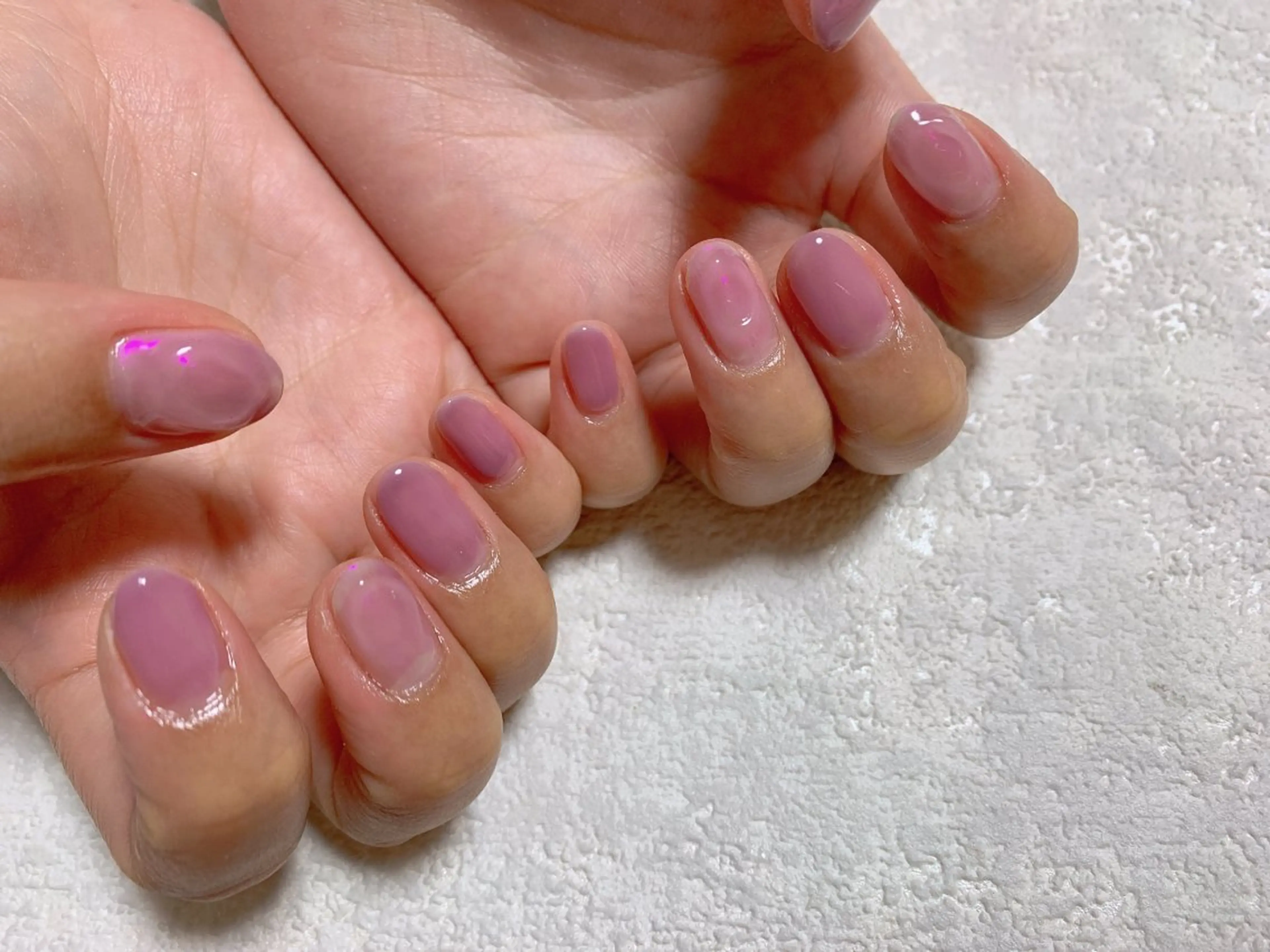 ネイル オーロラネイル ジェルネイル 韓国ネイル メンズネイル パラジェル kiki nail たまプラーザのネイルデザイン