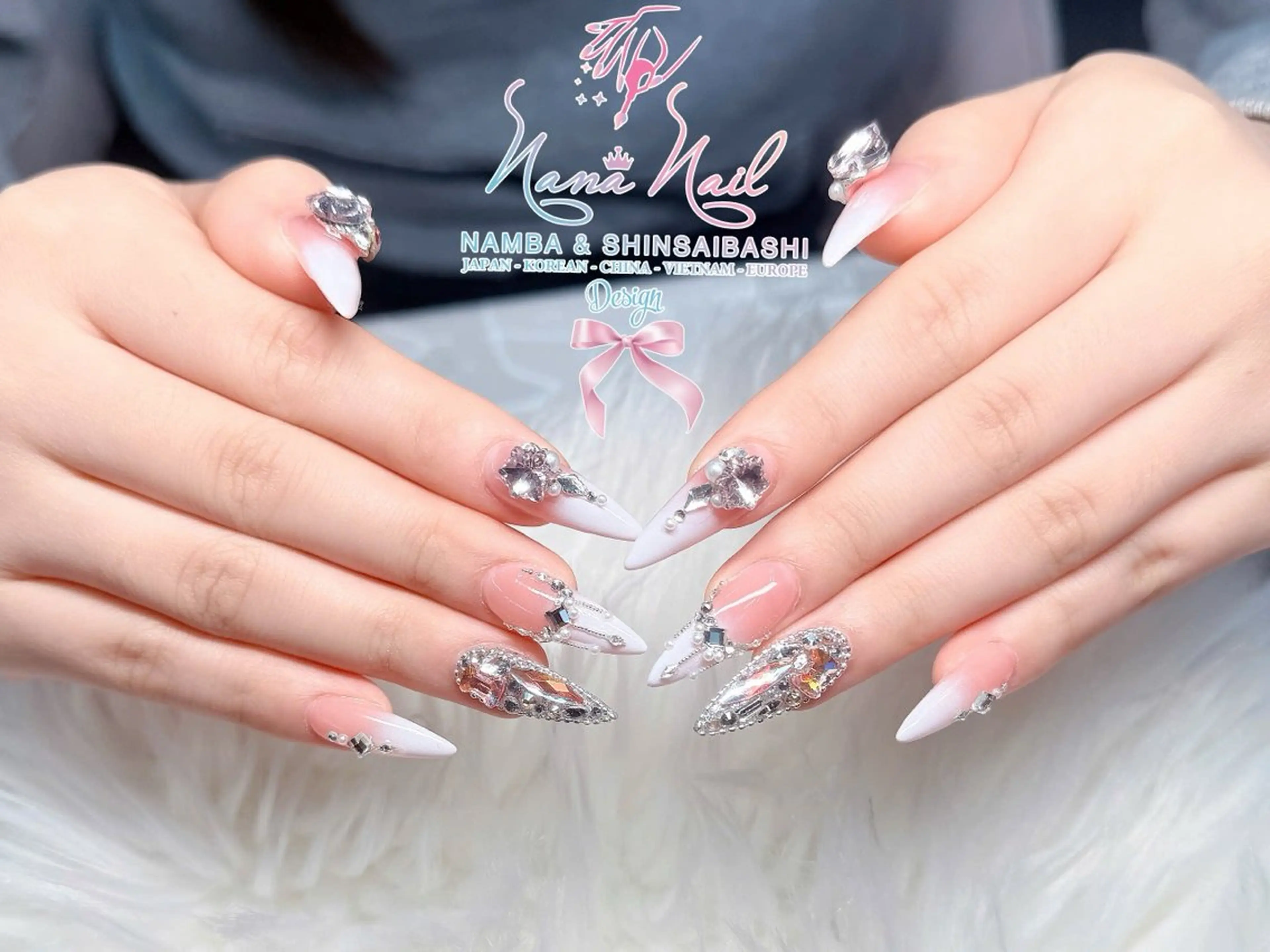 ネイル グラデーション 79LINA NAIL 心斎橋店所属・リナネイル アメ村心斎橋店のネイルデザイン