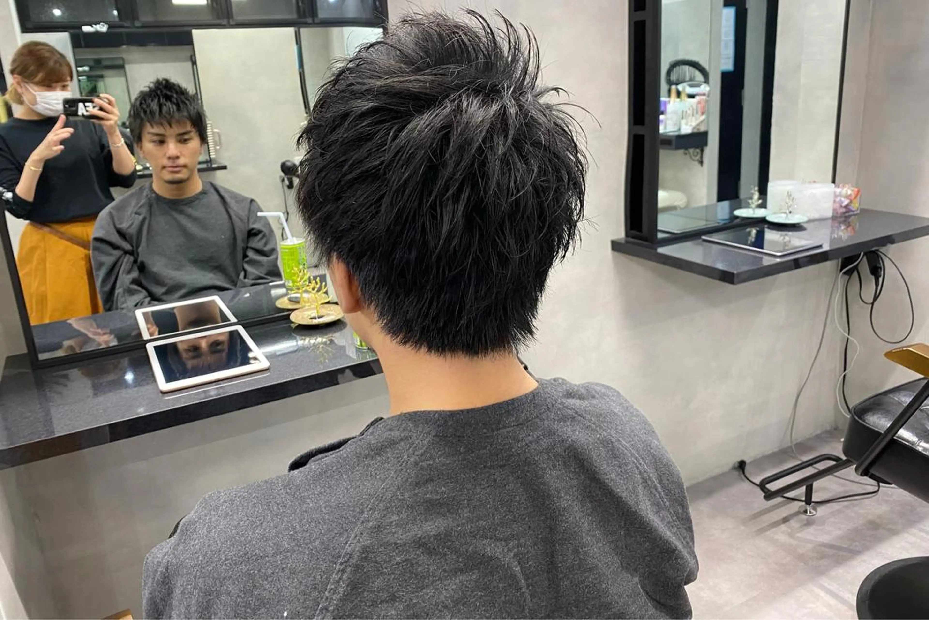 ショート メンズ くせ毛 SALOWIN所属・半個室メンズ カット🥕羽鳥淳妃のヘアスタイル