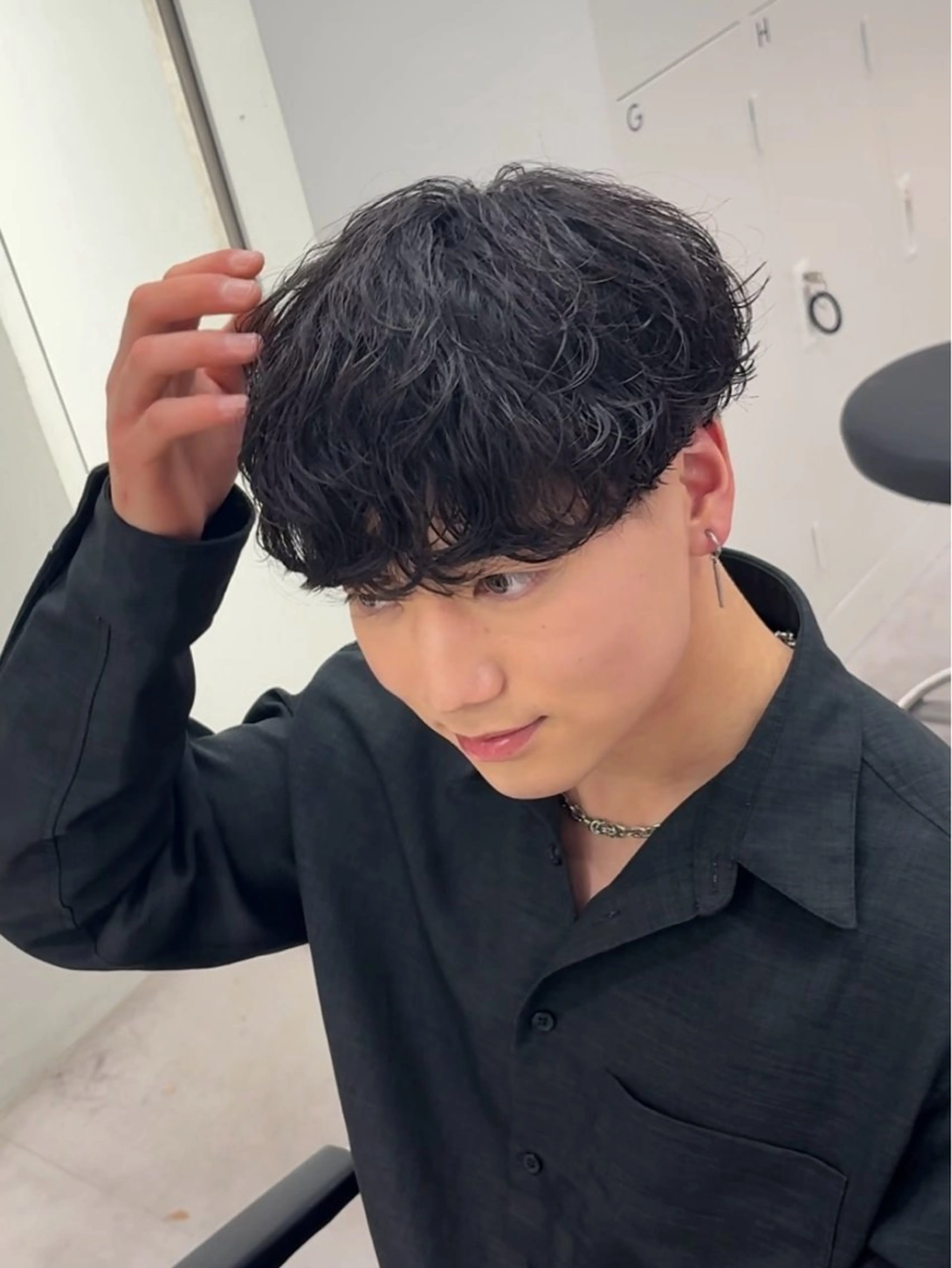 【ミニモ限定🔥】全メンズパーマ+メンズカット+候補修トリートメント🈂️【最新トレンドヘア】【ミニモ学割U24】の写真