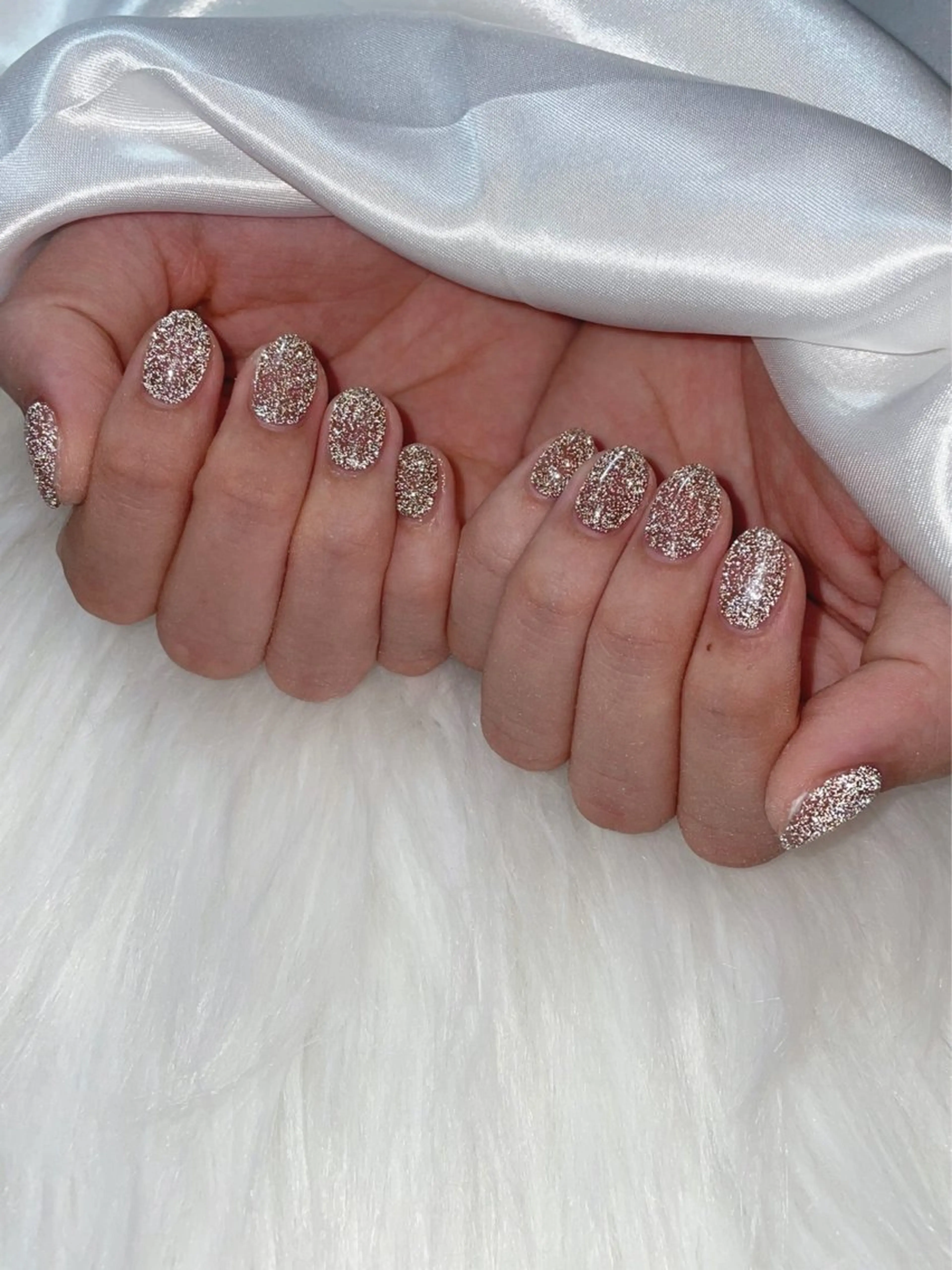 ネイル ブルー 成人式 フラッシュネイル フレンチネイル キラキラネイル ハンドネイル timtam --sakiのネイルデザイン