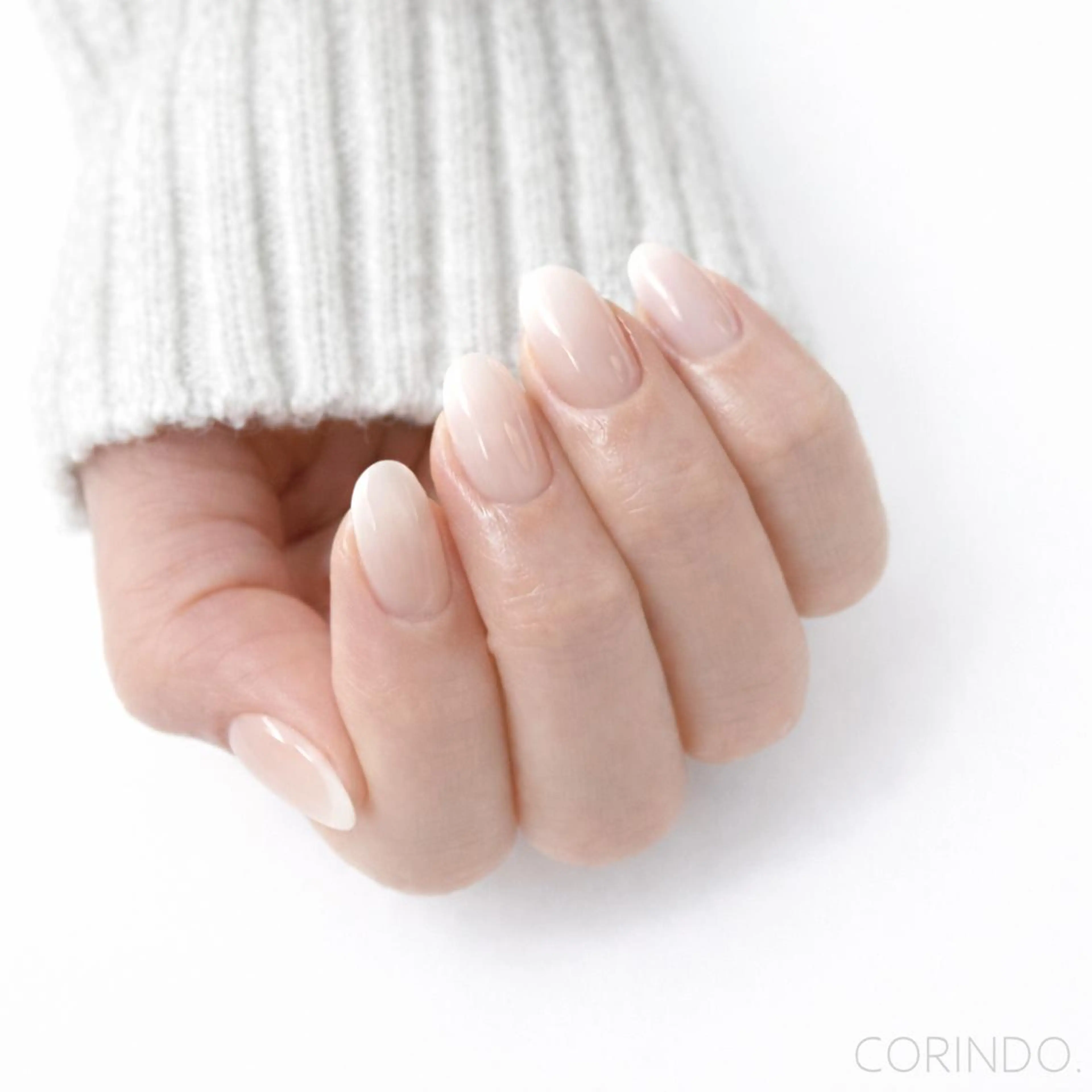 ジェルネイル【オフなし】🩷店長仕上🩷🤍𐙚大人グラデ˖ ࣪⊹ベイビーブーマー🤍𐙚💅HAND💅の写真