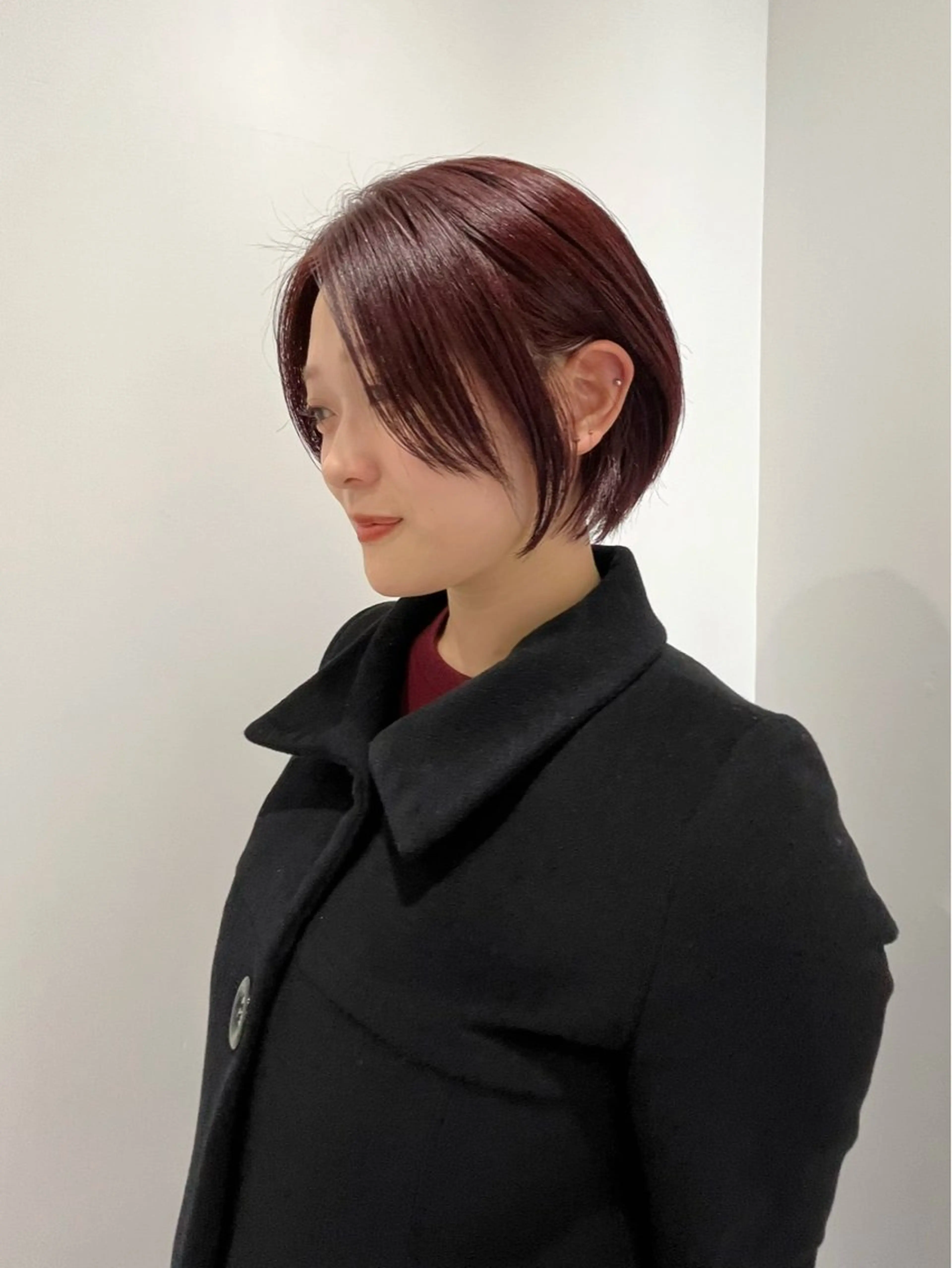 ショート 縮毛矯正/ハイトーン /パーマ/前原汐🎐のヘアスタイル