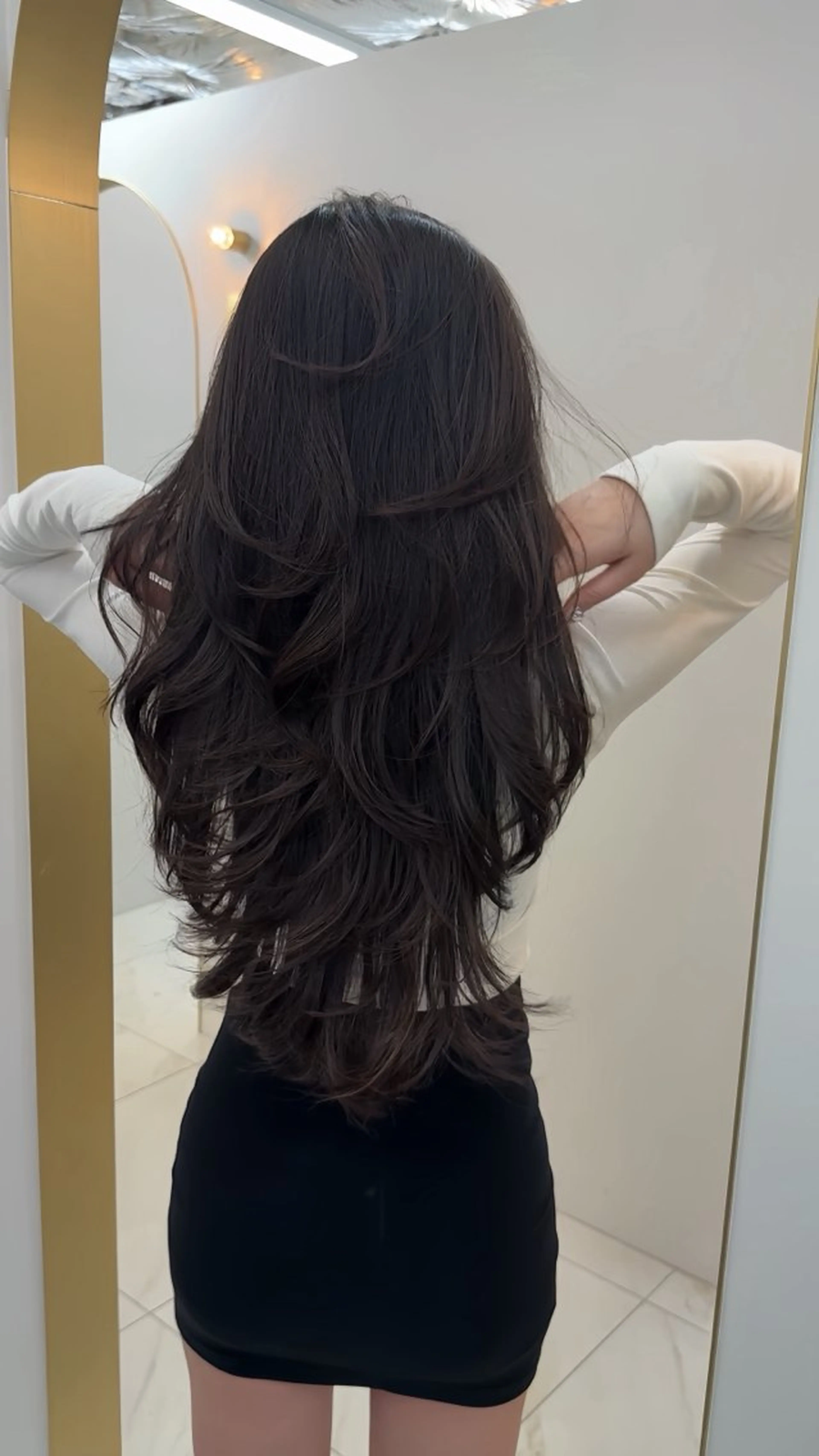 ロング パーマ 韓国風ヘア レイヤーカット ARMONY表参道所属・韓国風専門 RYOのヘアスタイル