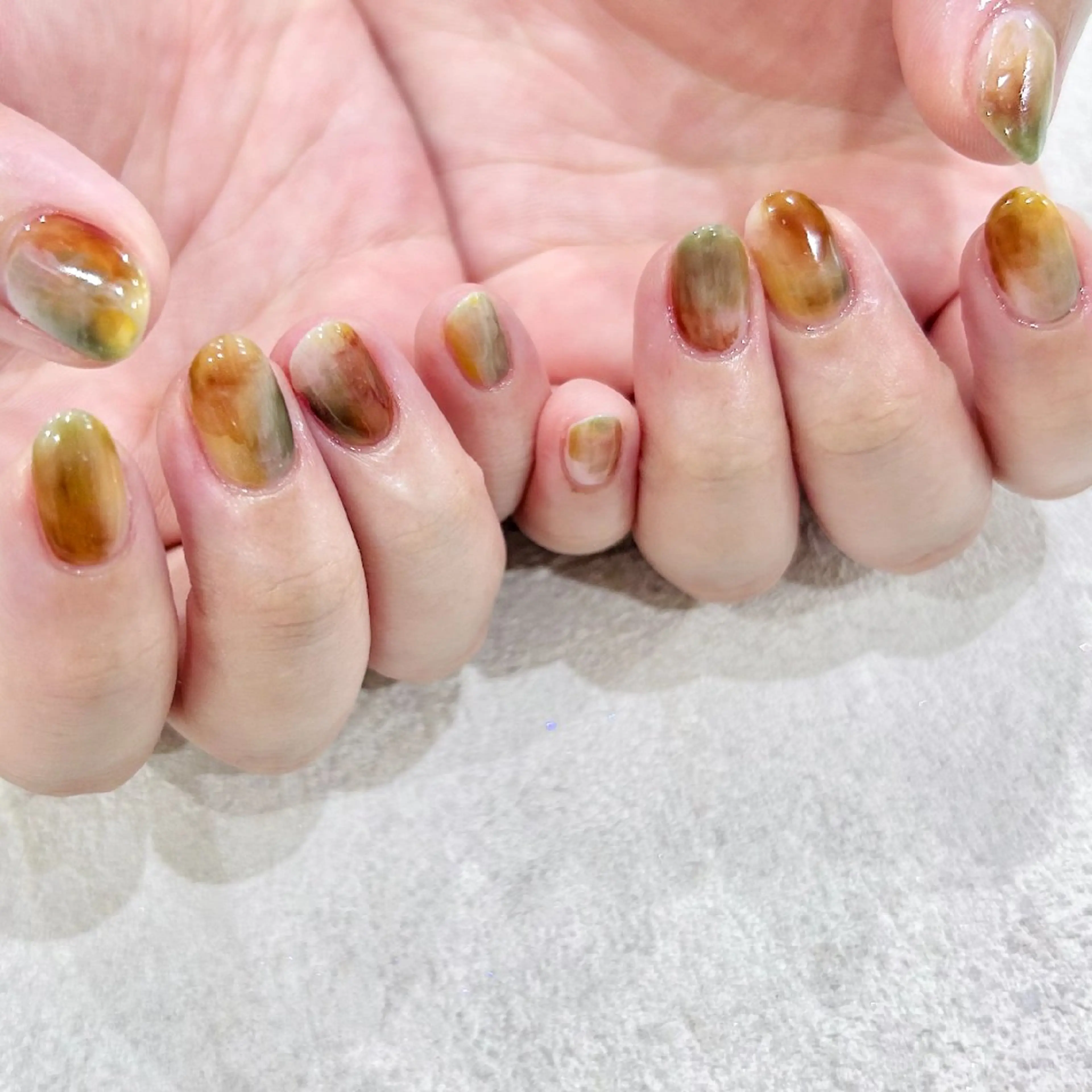 ネイル ニュアンスネイル muum_nail 新宿2分 三丁目1分のネイルデザイン