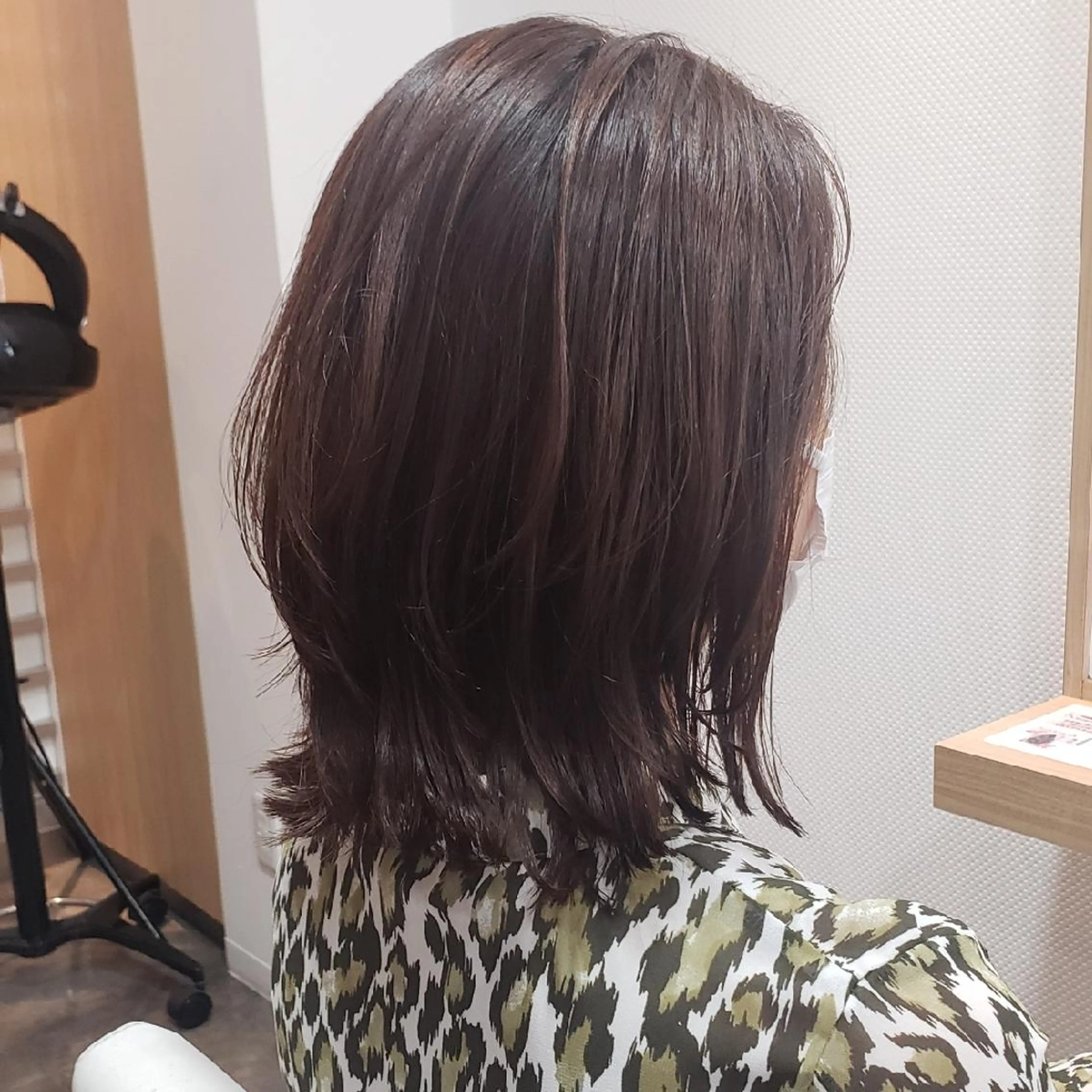 ミディアム カラー くびれヘア あかね☆ヘアアレンジ /ボブ/縮毛矯正のヘアスタイル