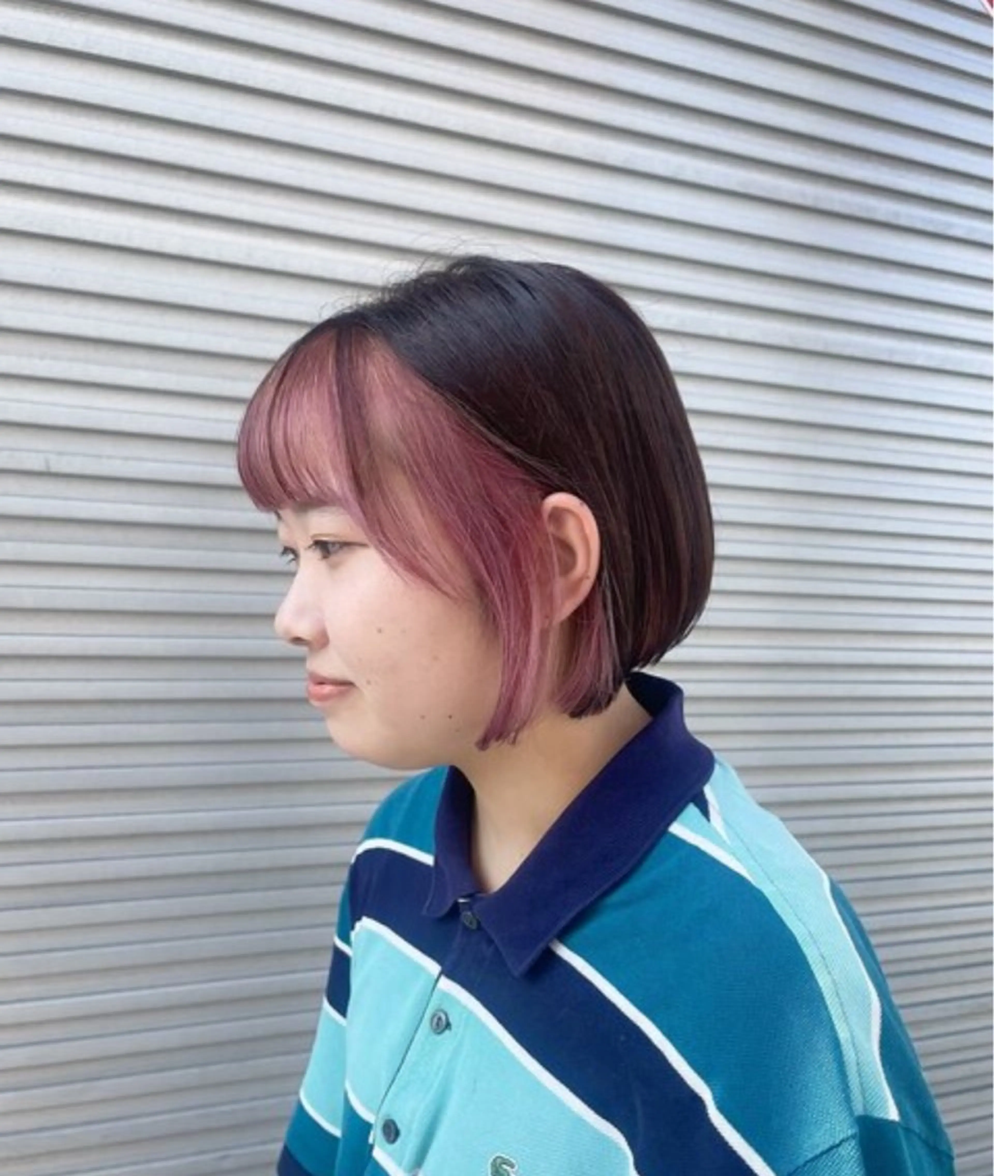 ショート カラー 透明感カラー/ くびれヘア/ユウユのヘアスタイル