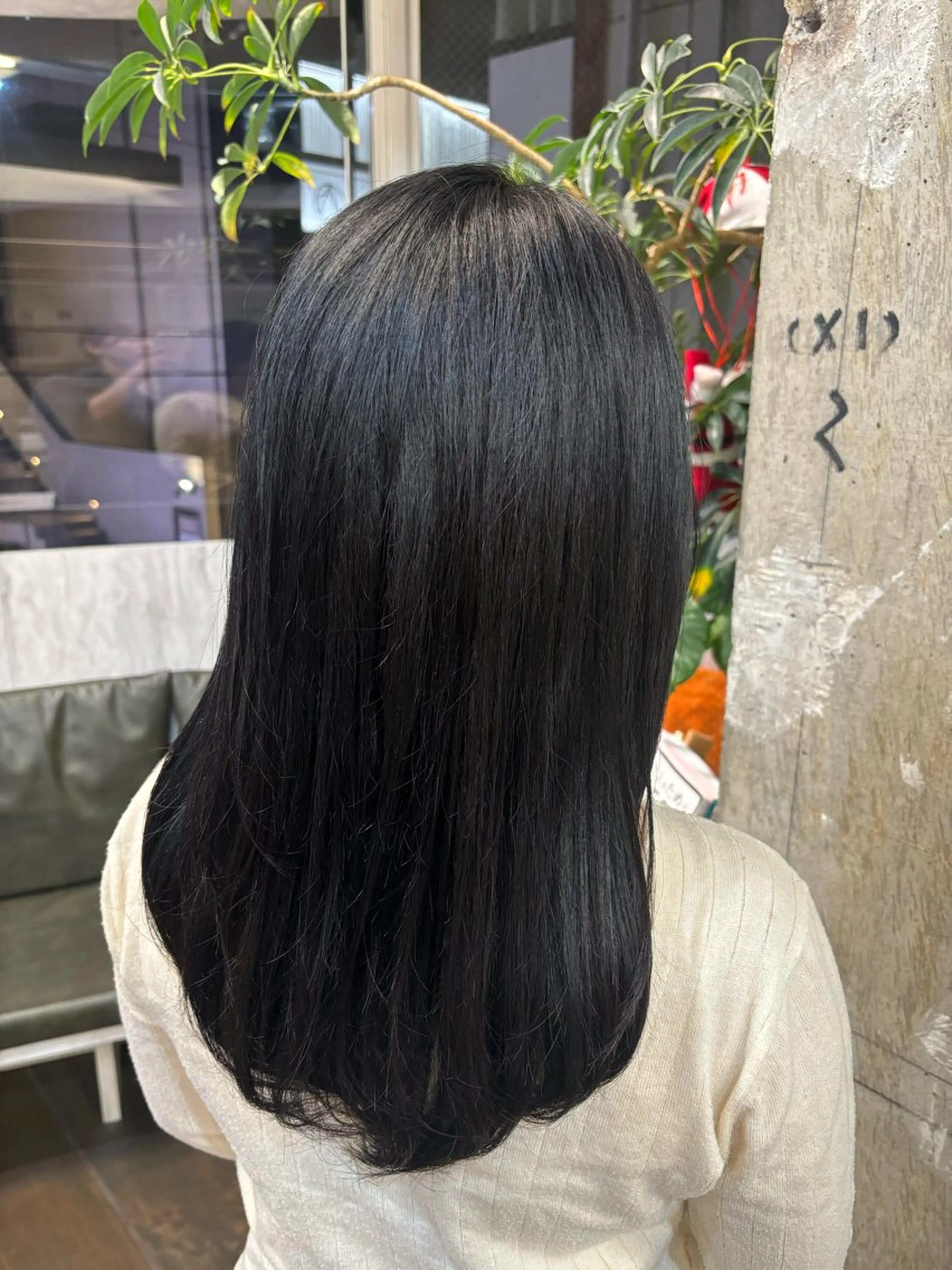 ロング パーマ ストレートパーマ パーマ パーマ、ストレート 🫧ちひろ🫧のヘアスタイル