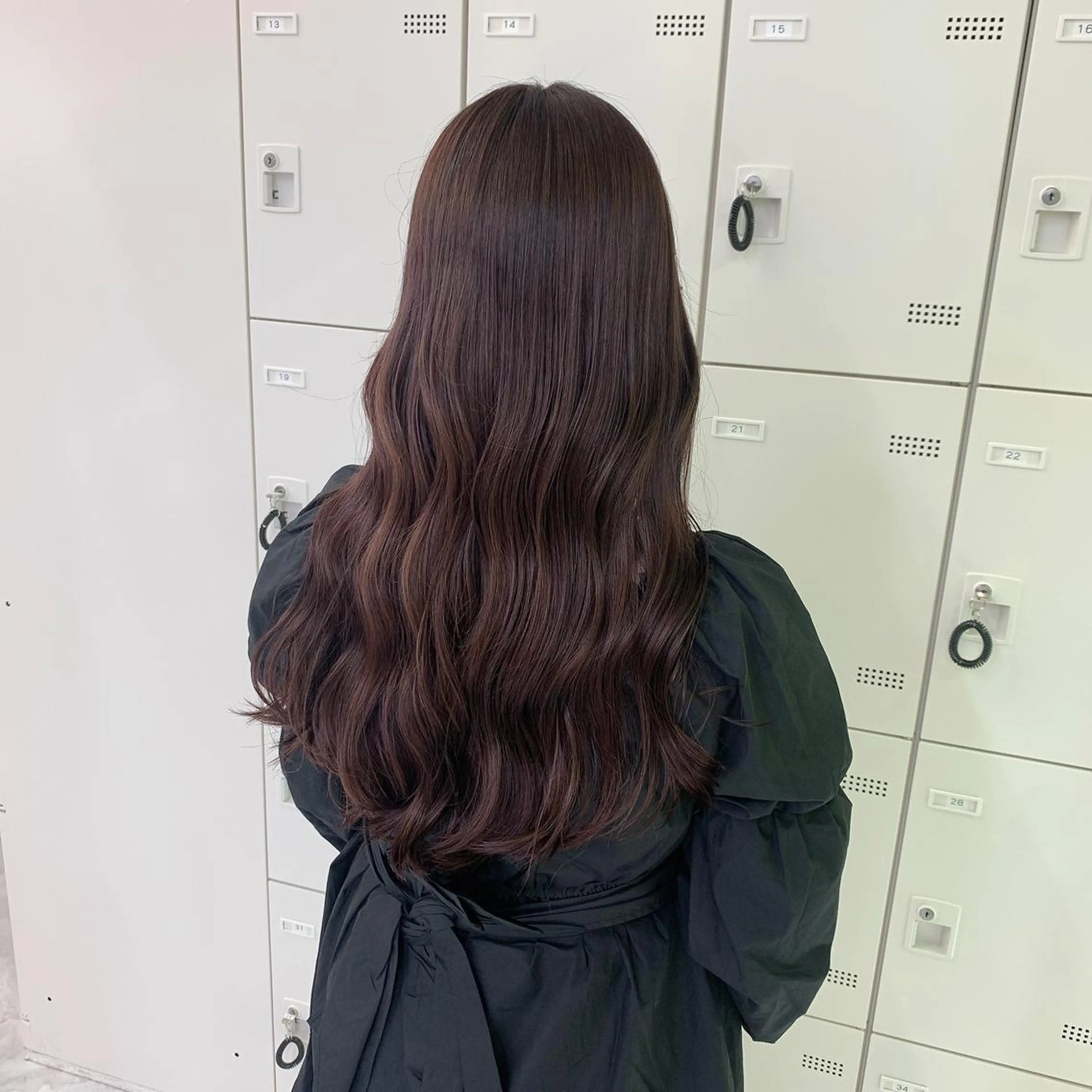 ロング カラー カット ヘアカラー トリートメント ヘッドスパ 💗韓国暖色ヘア NO.1💗🪽のヘアスタイル