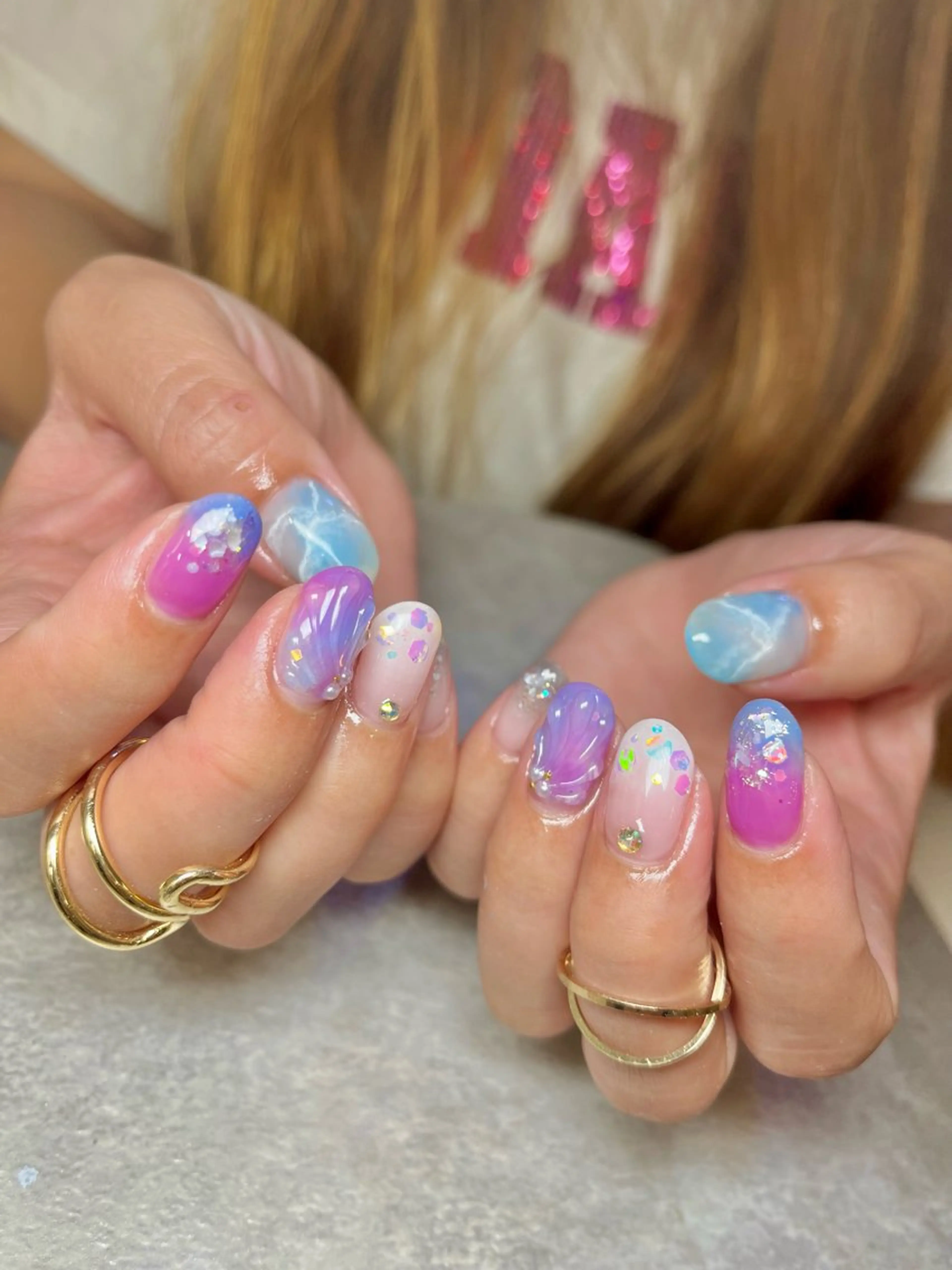 ネイル ハンドネイル elu船橋店 KAORIのネイルデザイン