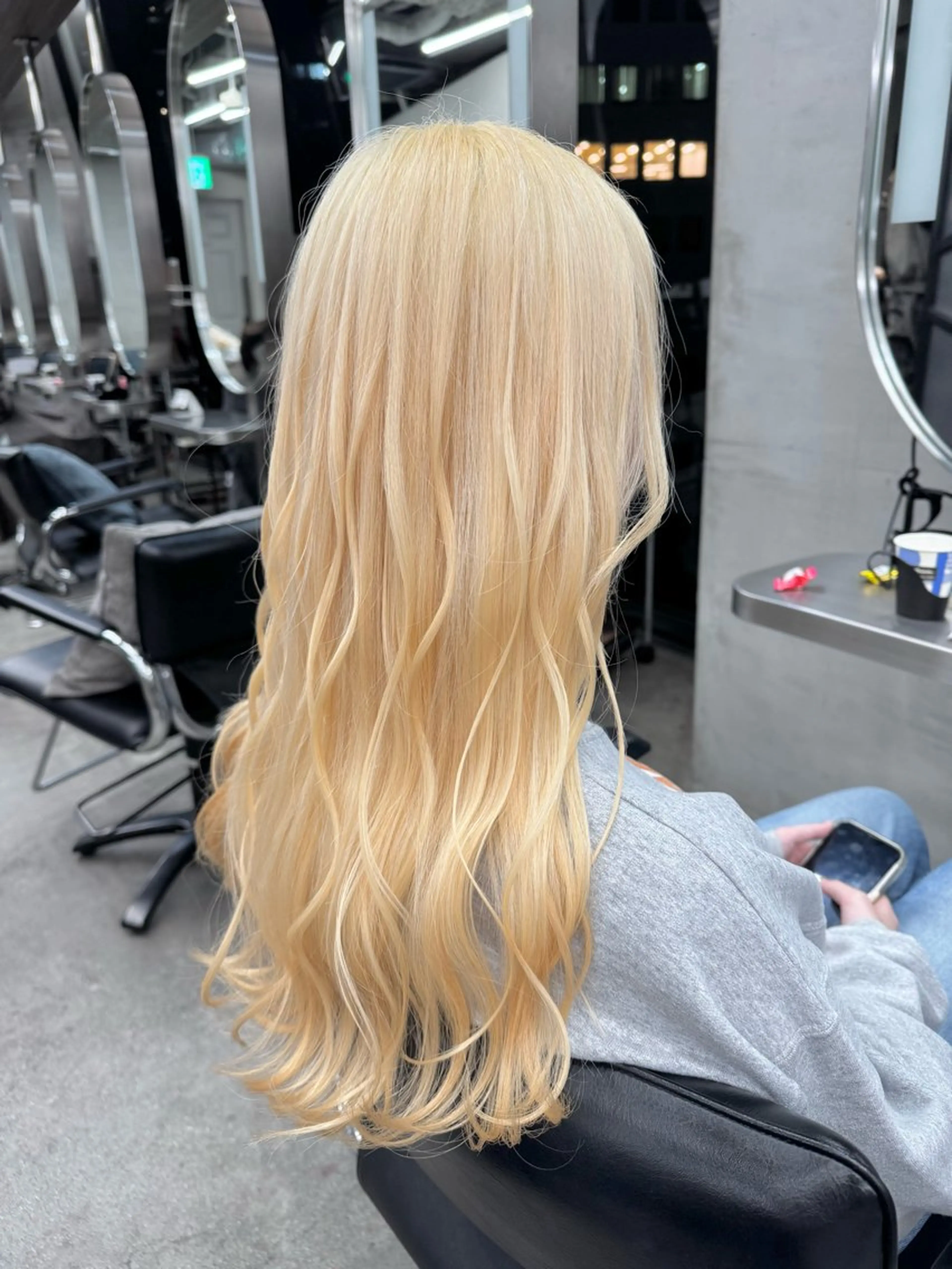 ロング カラー ヘアカラー トリートメント ヘアセット 髪質改善＆艶カラー Zina💋池袋のヘアスタイル