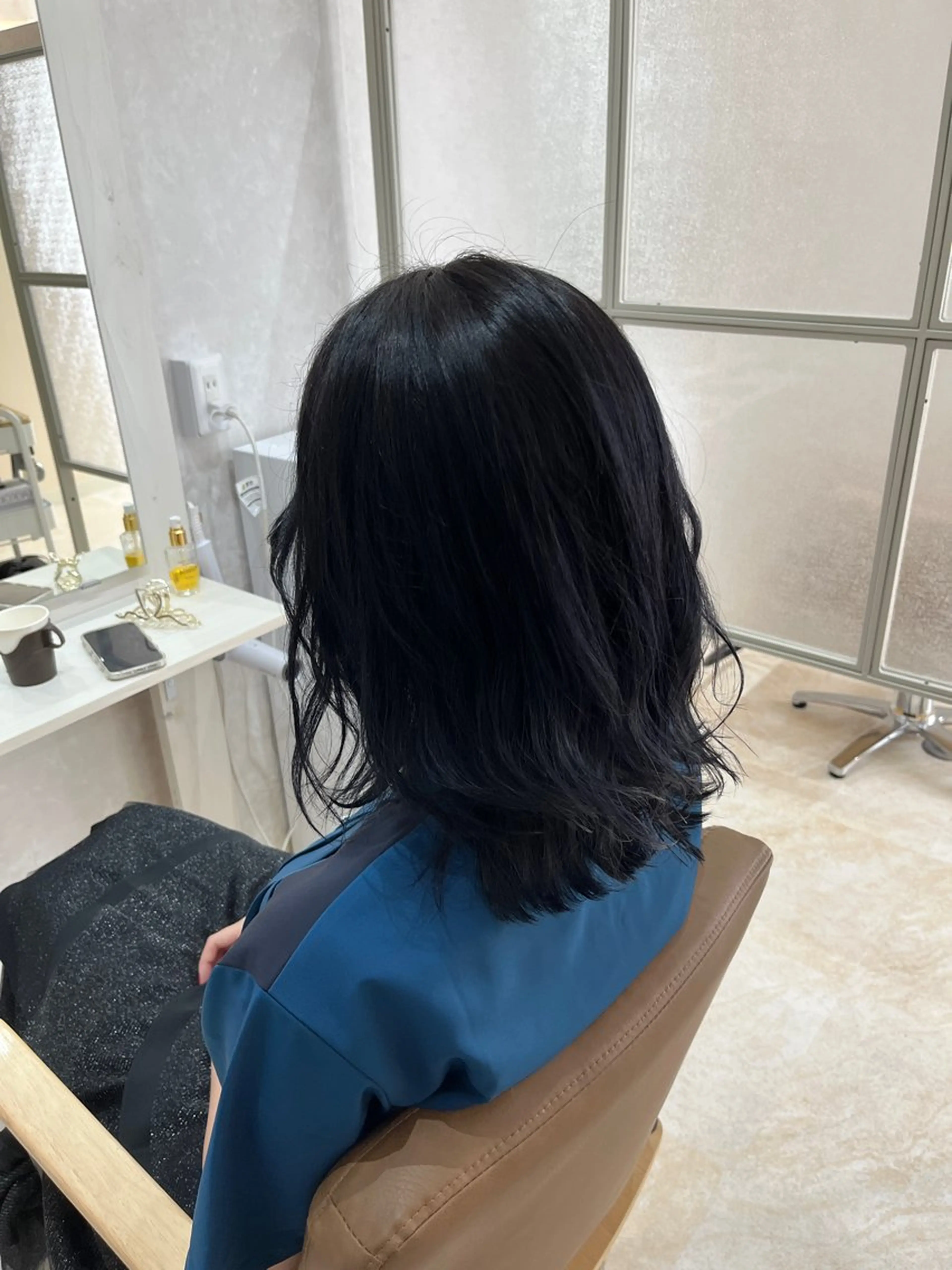 ミディアム 【ROSSO】 SHUHEIのヘアスタイル