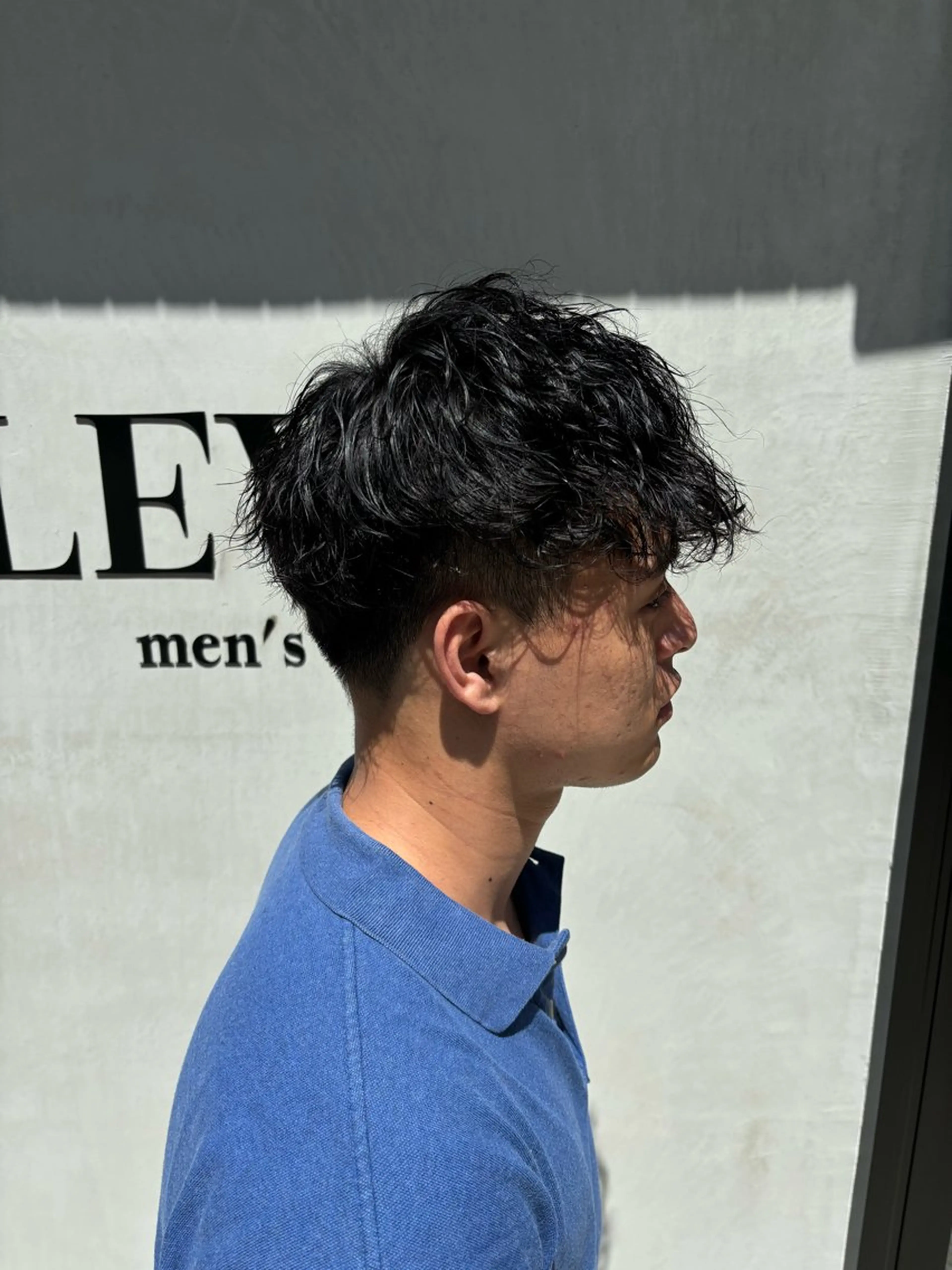 パーマ メンズ カット パーマ 小顔似合わせカット ┊︎*AYANO*のヘアスタイル