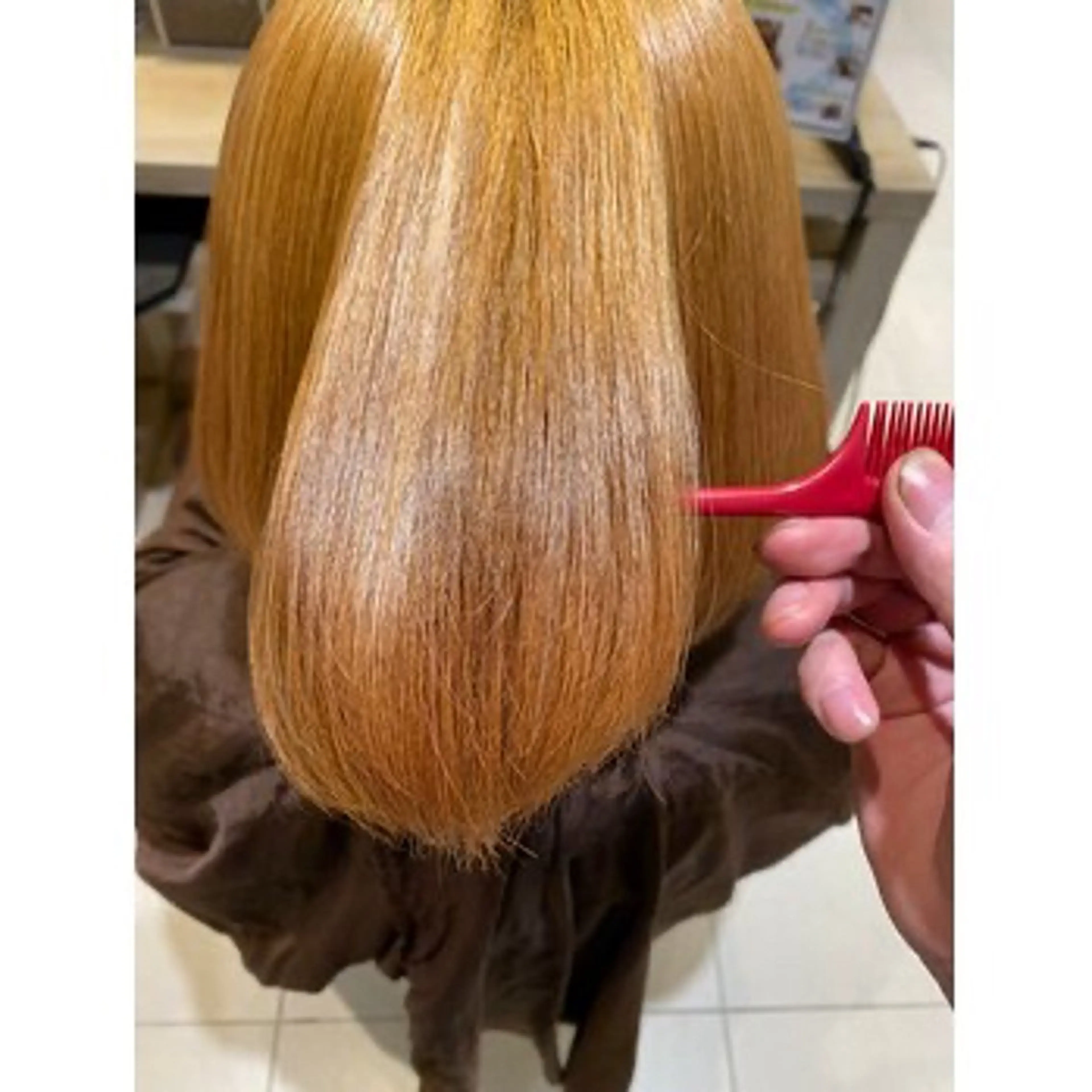 セミロング 髪質改善 大場 優弥のヘアスタイル