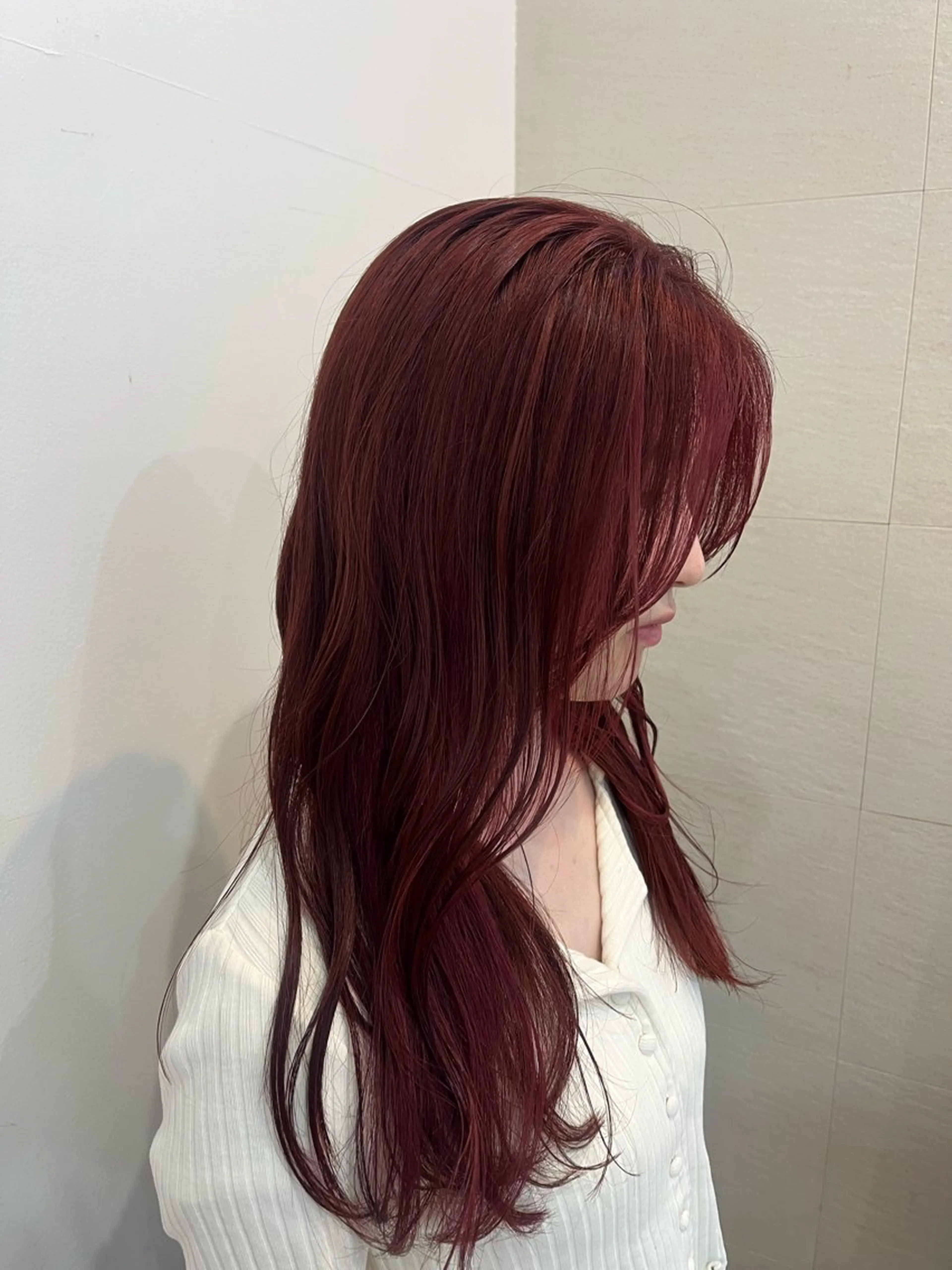 ミディアム カット ヘアカラー トリートメント 🌸暖色カラー/ボブ 一色愛海🌸のヘアスタイル