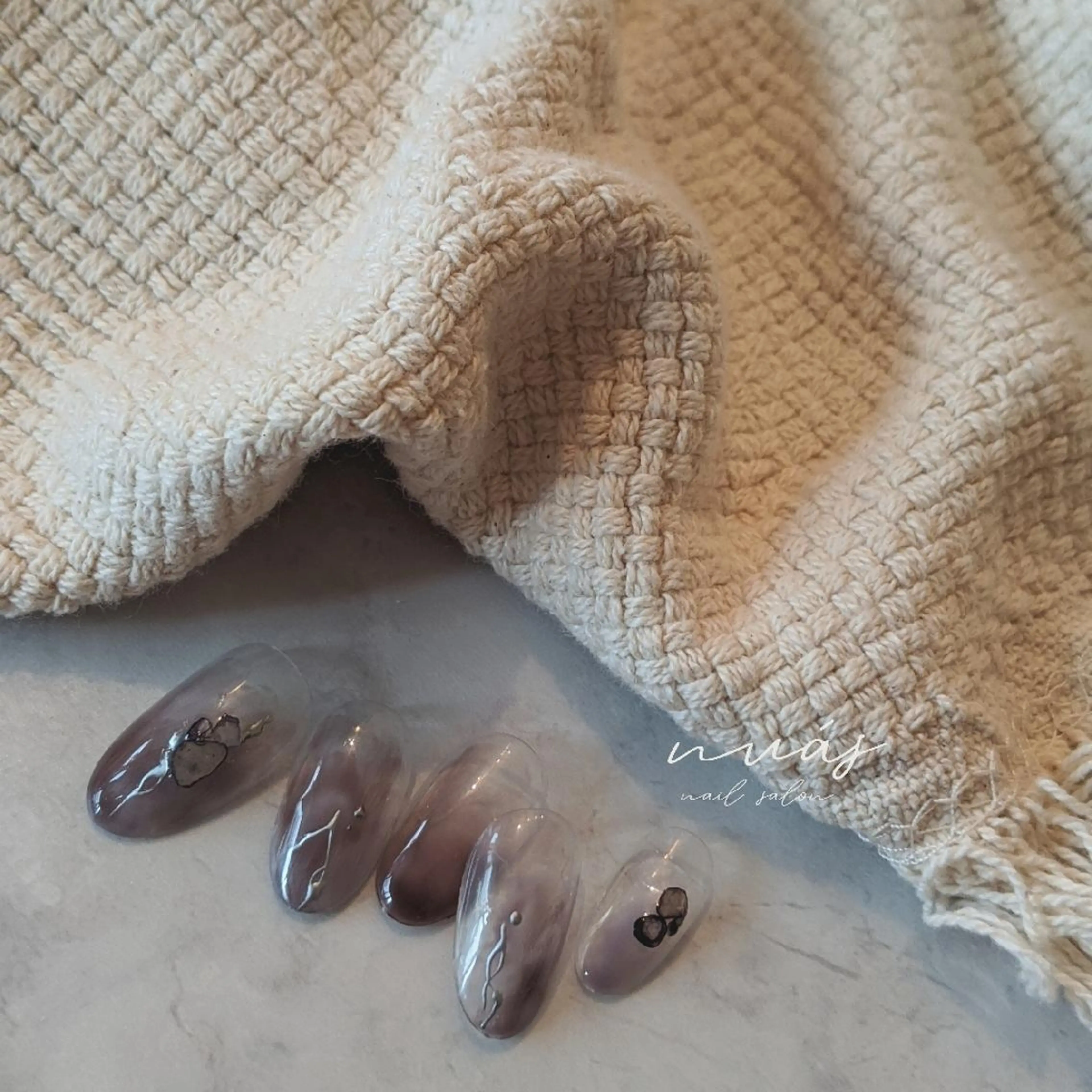 ネイル nuás nail & eyeのネイルデザイン