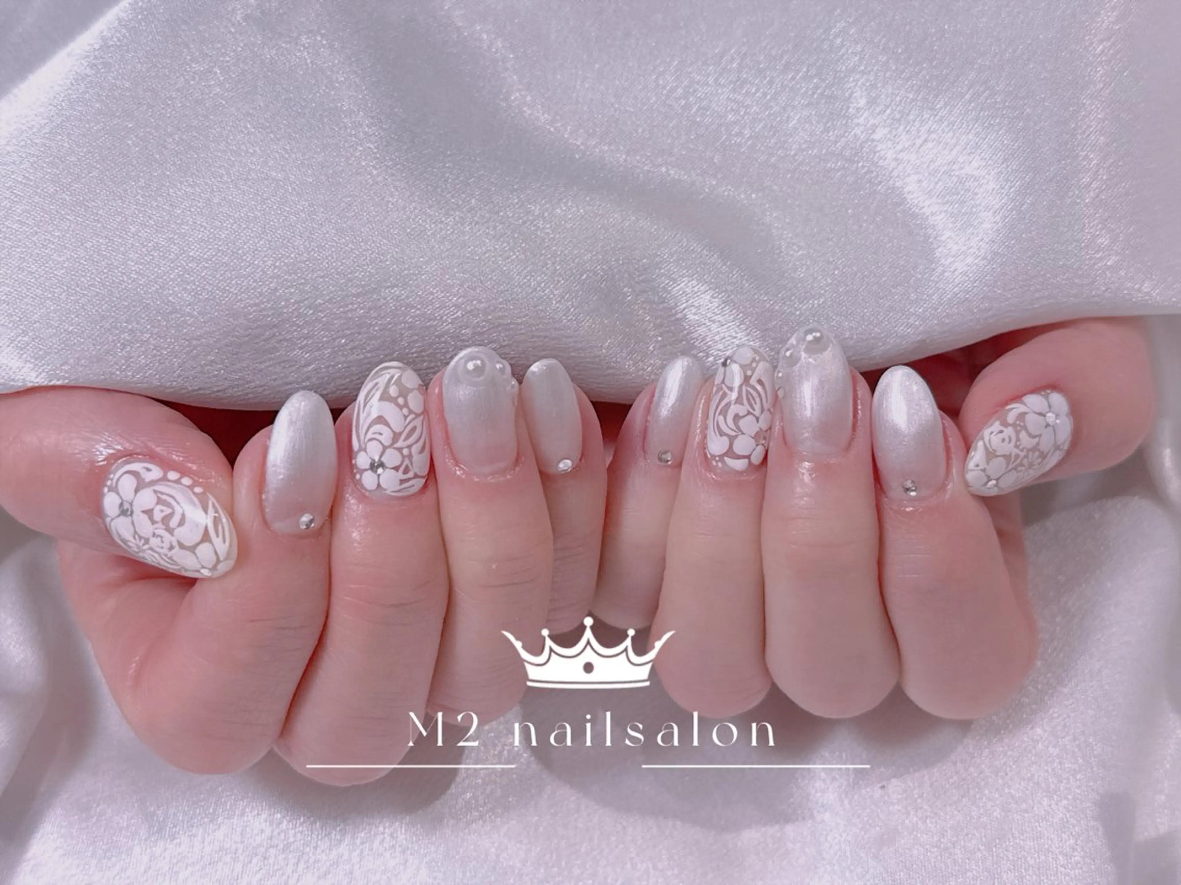 ネイル ハンドネイル 長さだし専門店 M2 rikaのネイルデザイン