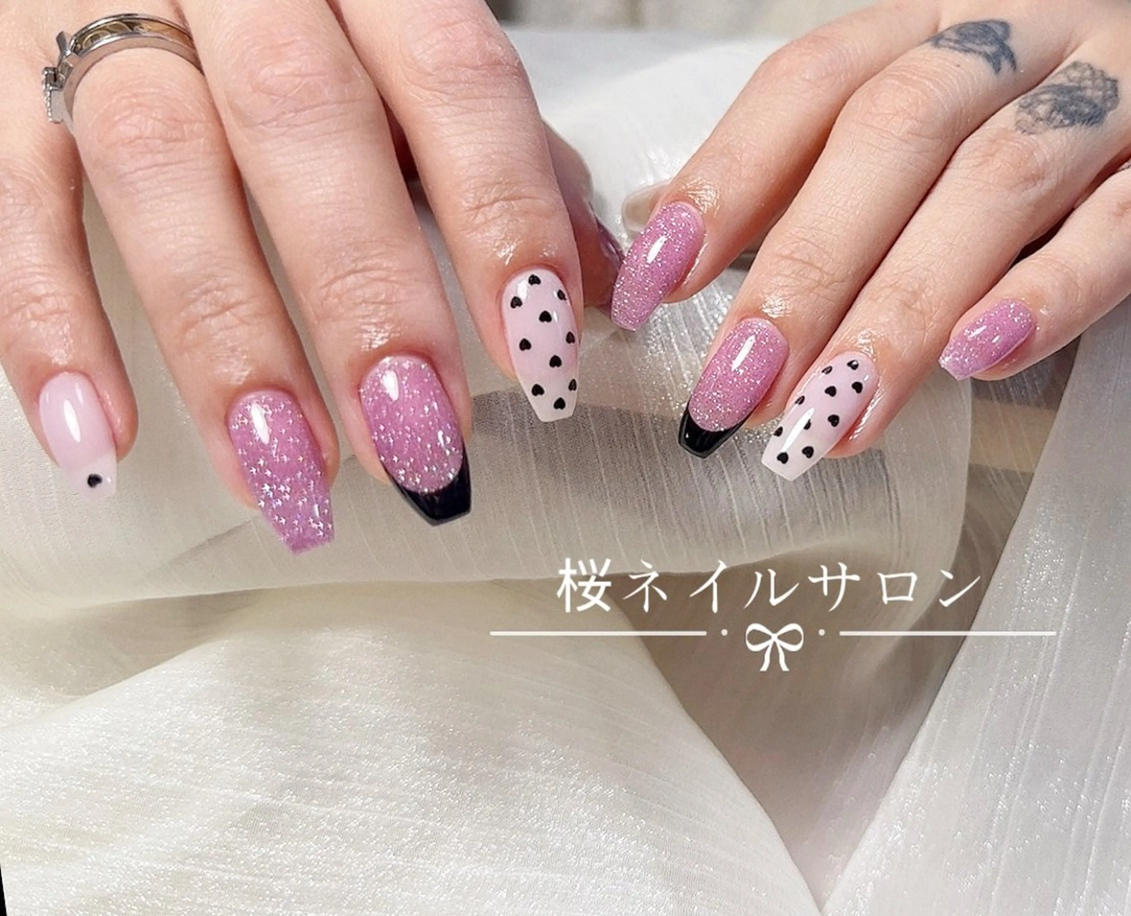 ネイル アートネイル フットネイル フレンチネイル ジェルネイル ニュアンスネイル ハンドネイル 桜 ネイルのネイルデザイン