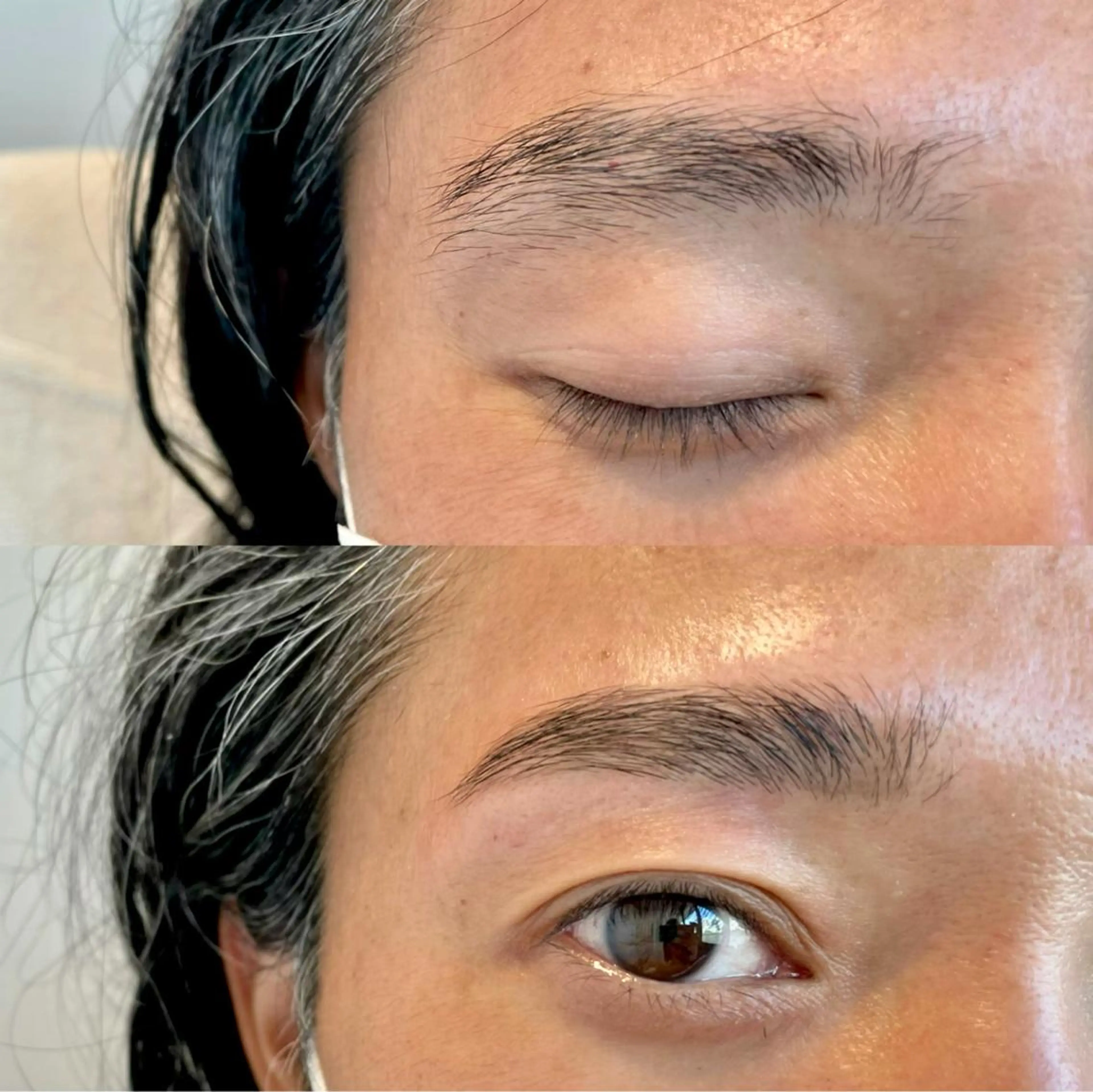 メンズ眉毛ワックスの写真