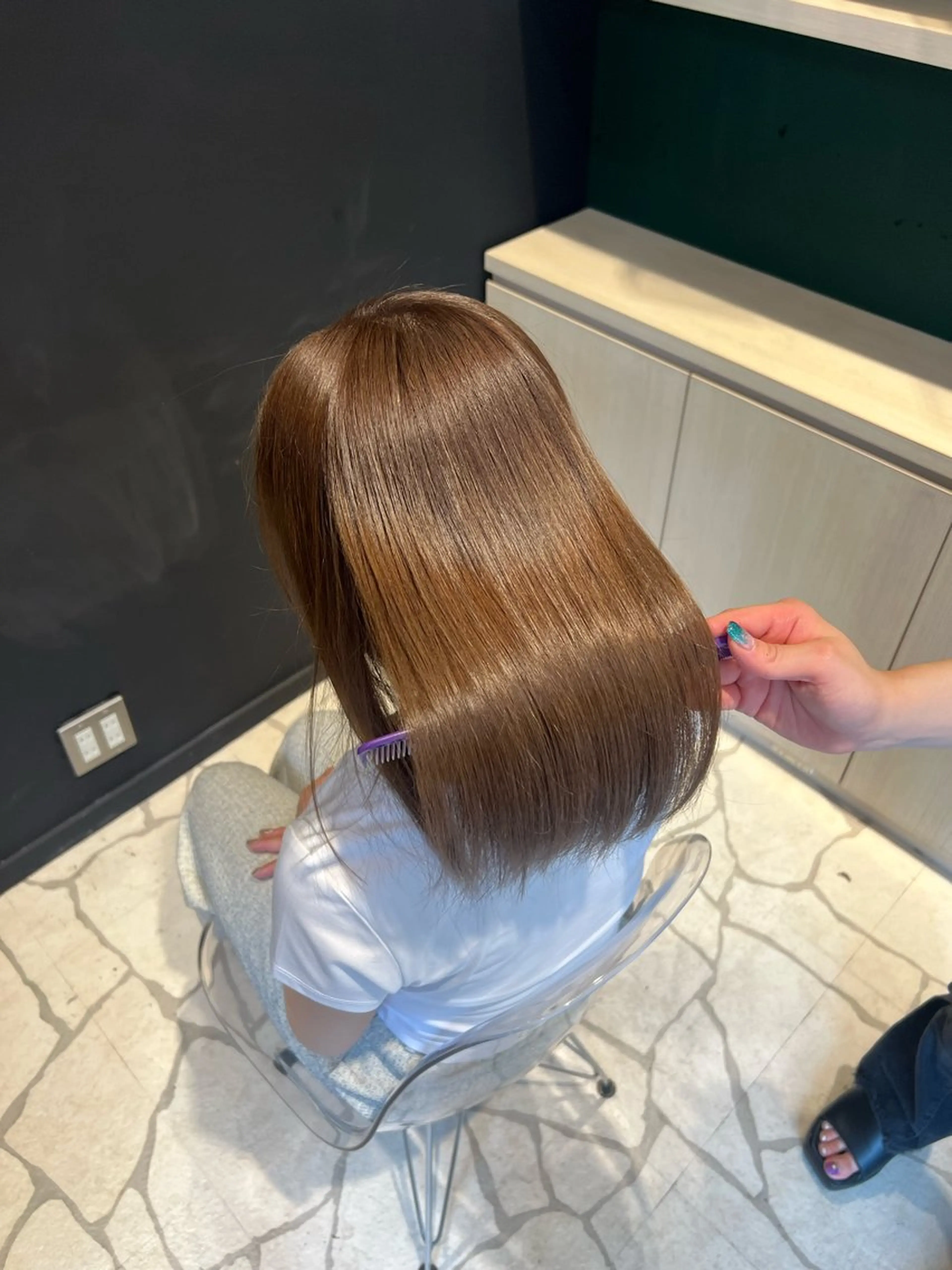 ミディアム 山口 大輝のヘアスタイル