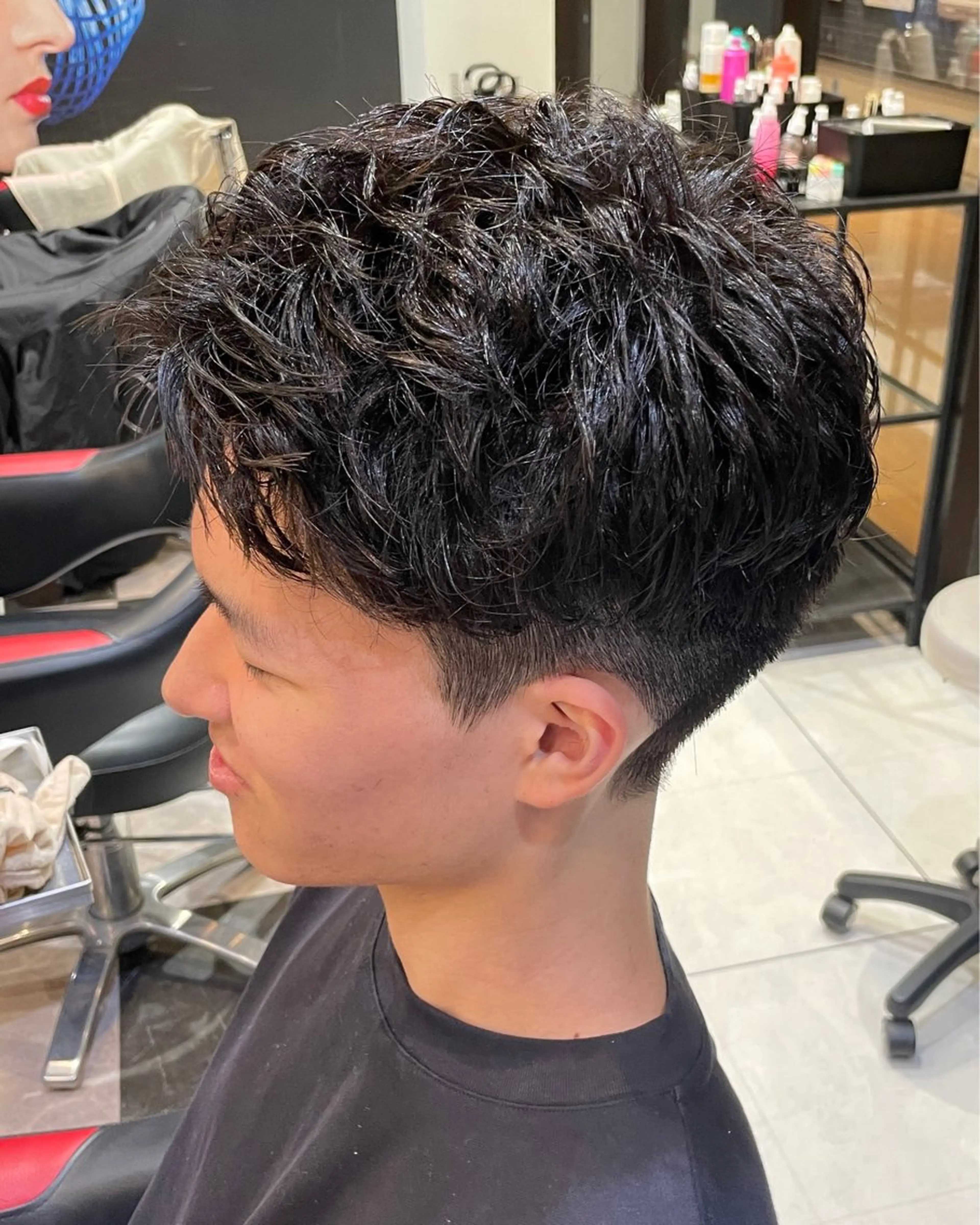 パーマ メンズ カット パーマ ニュアンス/シャドウ /ツイスト/海斗のヘアスタイル