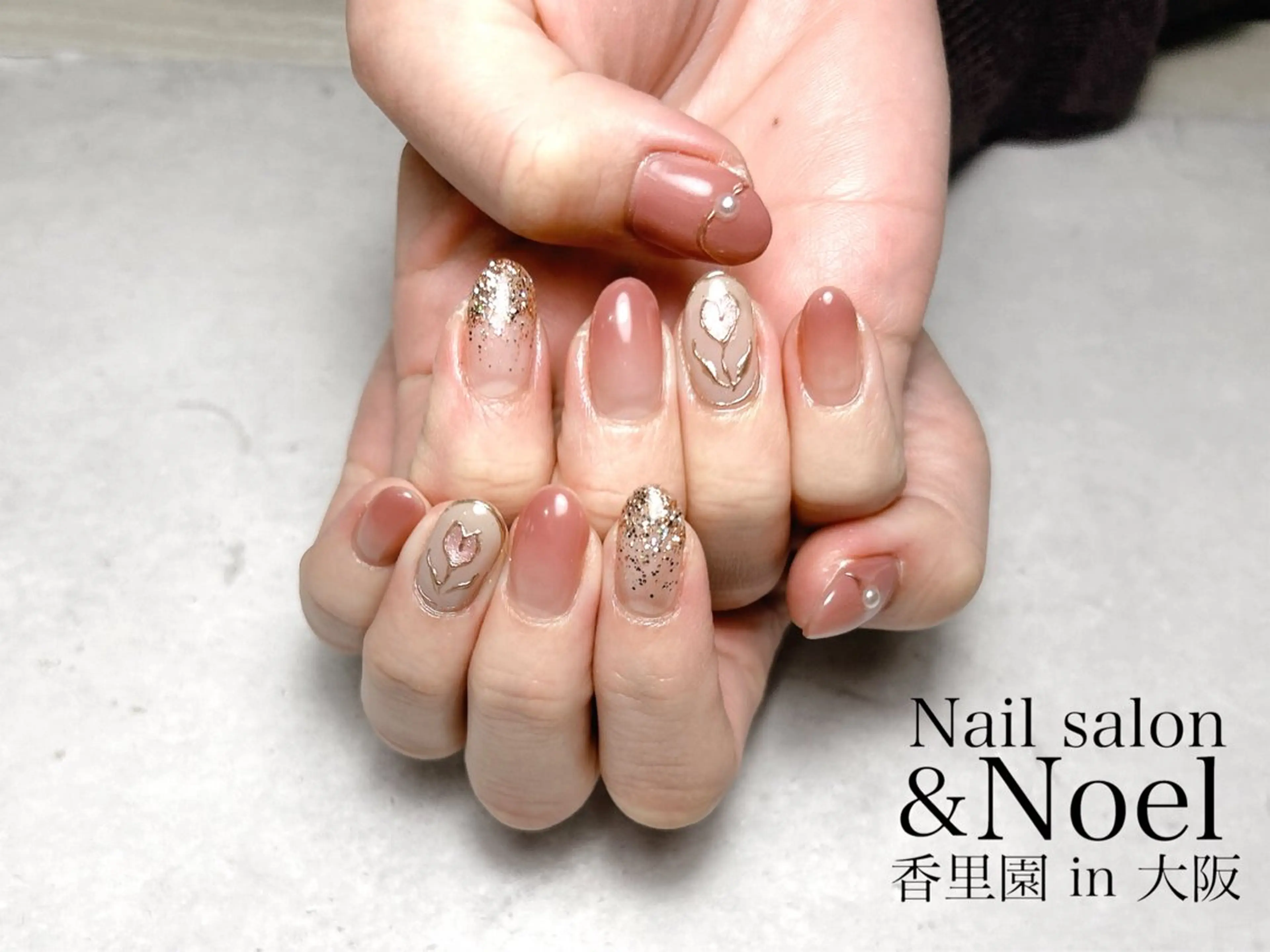 ネイル ハンドネイル Nailsalon &Noel所属・もも 🍑のネイルデザイン