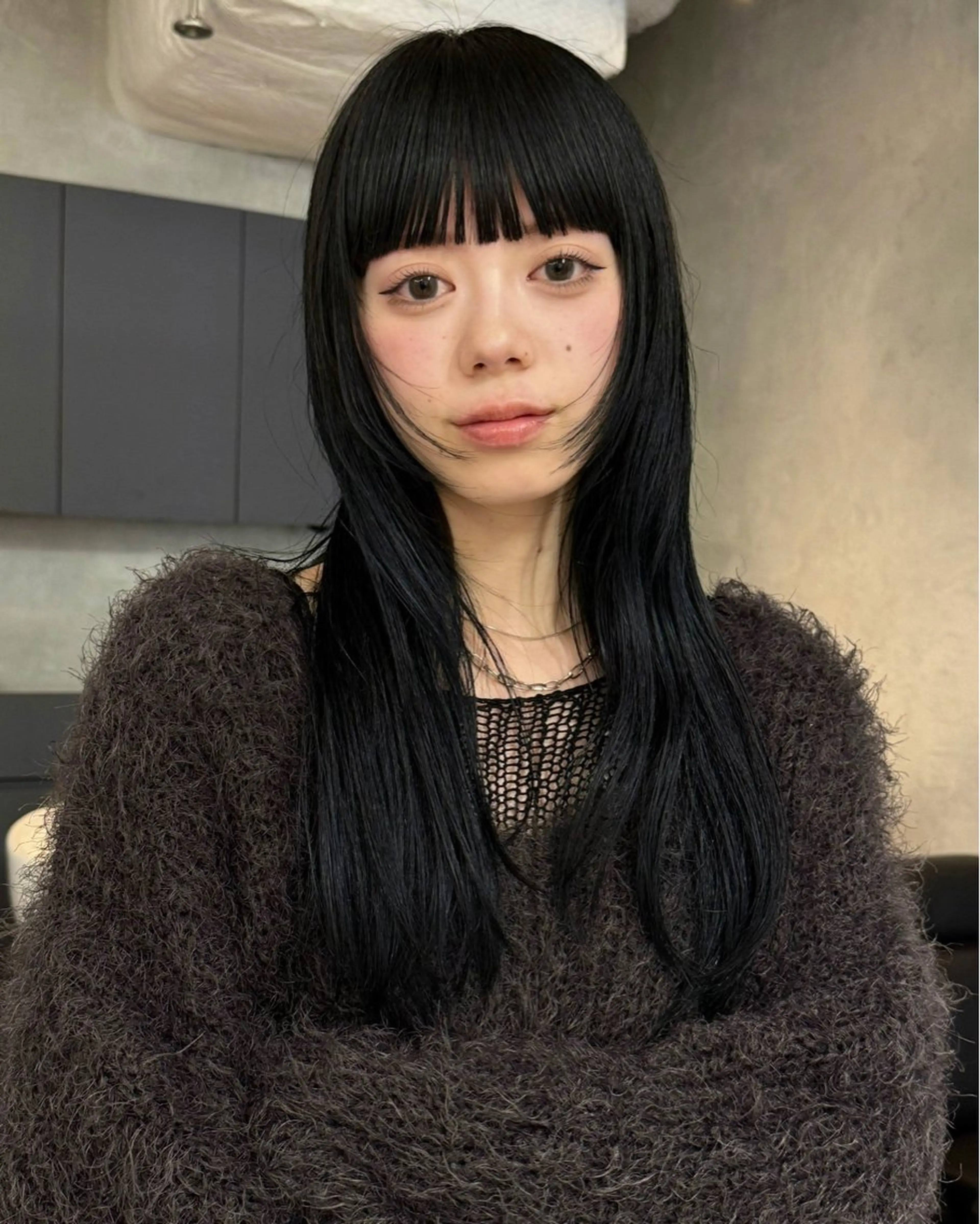 カット➕艶々ブルーブラックの写真