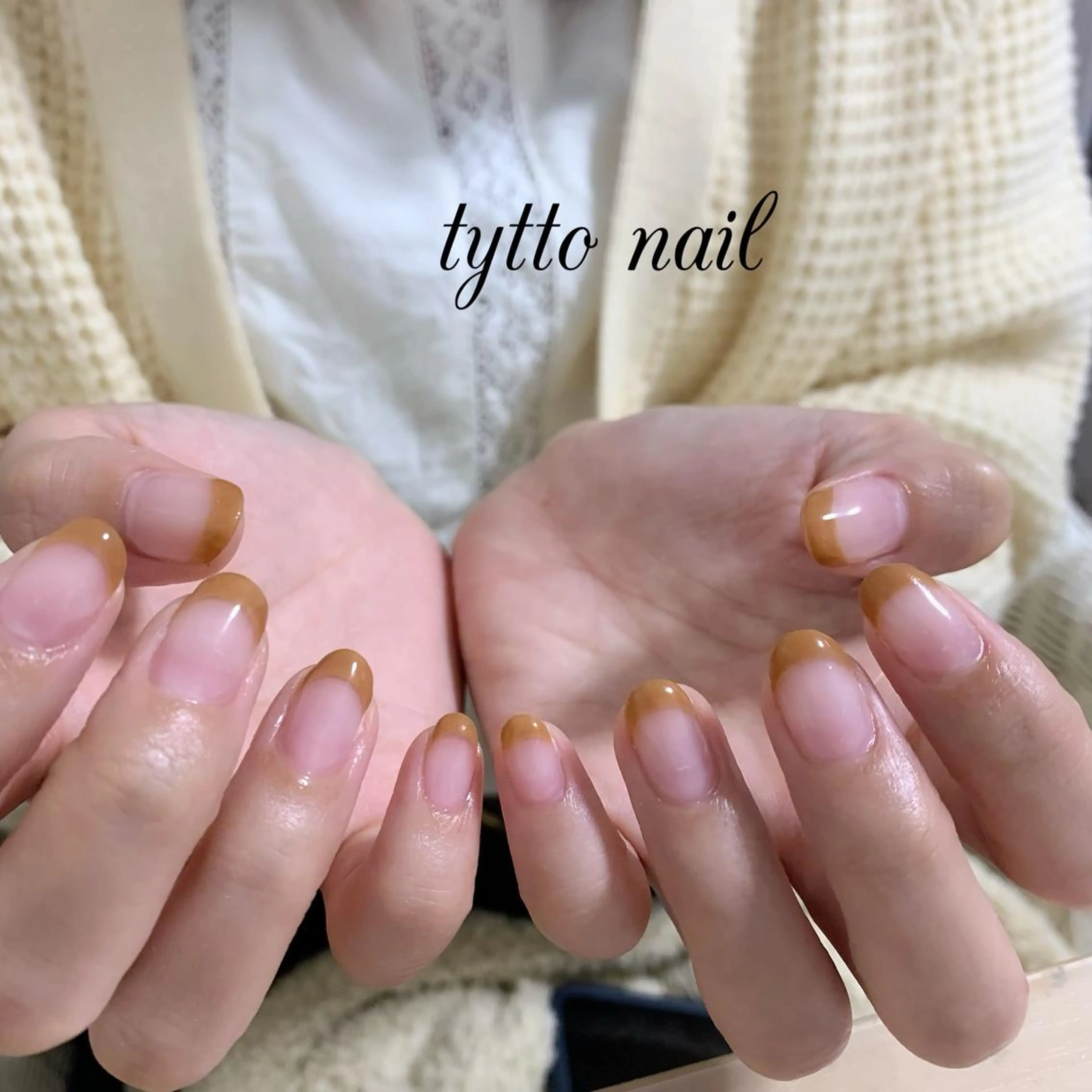 ネイル フレンチネイル オフィスネイル シンプルネイル ハンドネイル tytto nail ❤︎‪‪eri‪‪のネイルデザイン