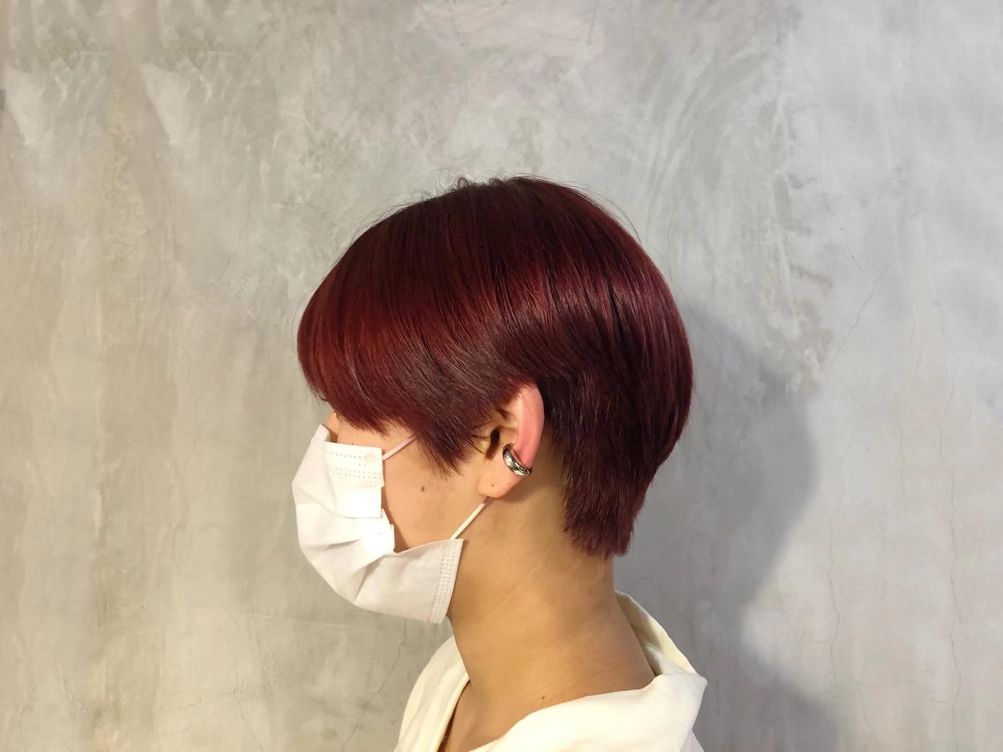 ショート カラー レイヤー/ウルフ/ ハッシュカット/そらのヘアスタイル