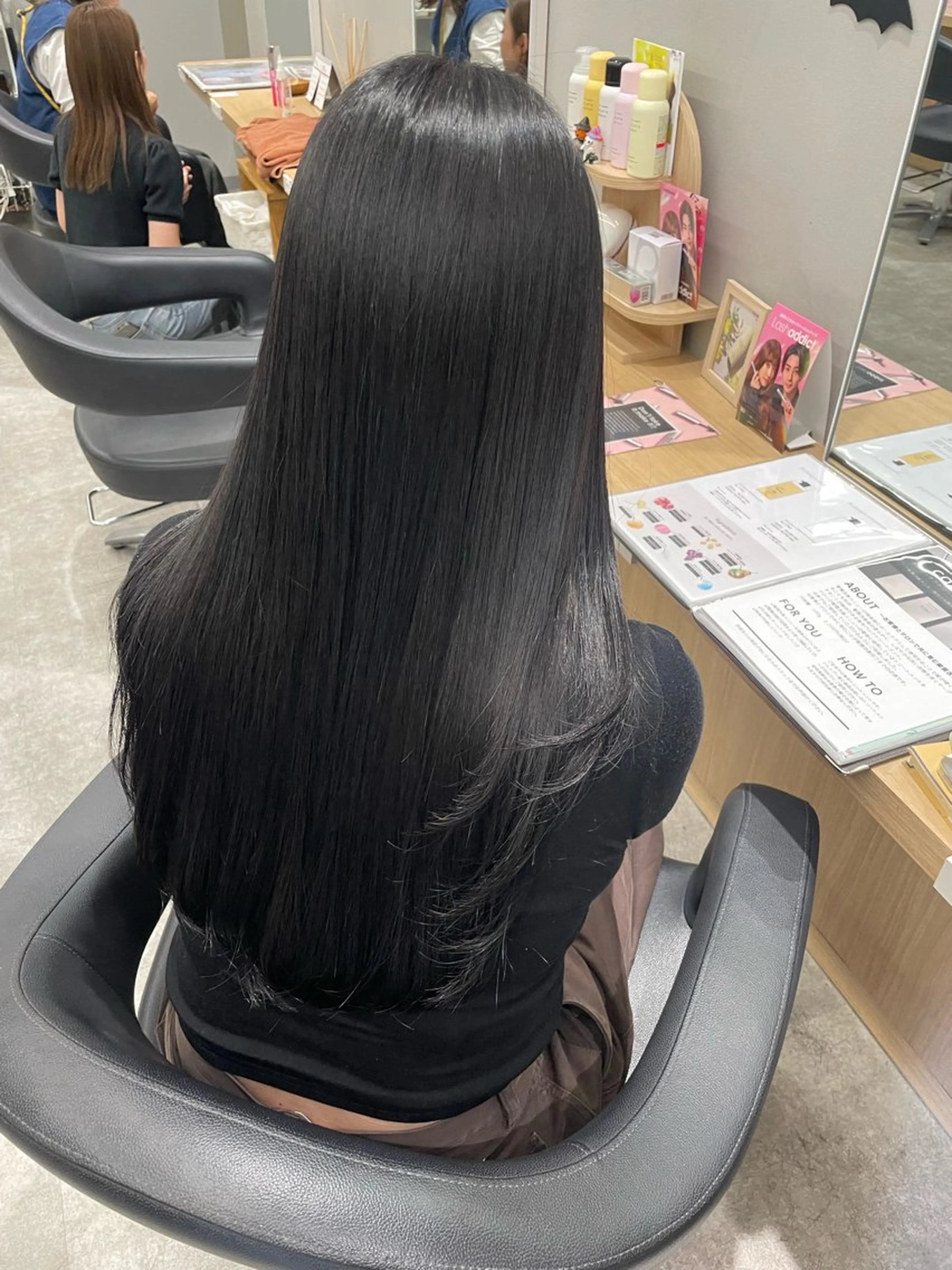 premium髪質改善ストレート＋カットの写真