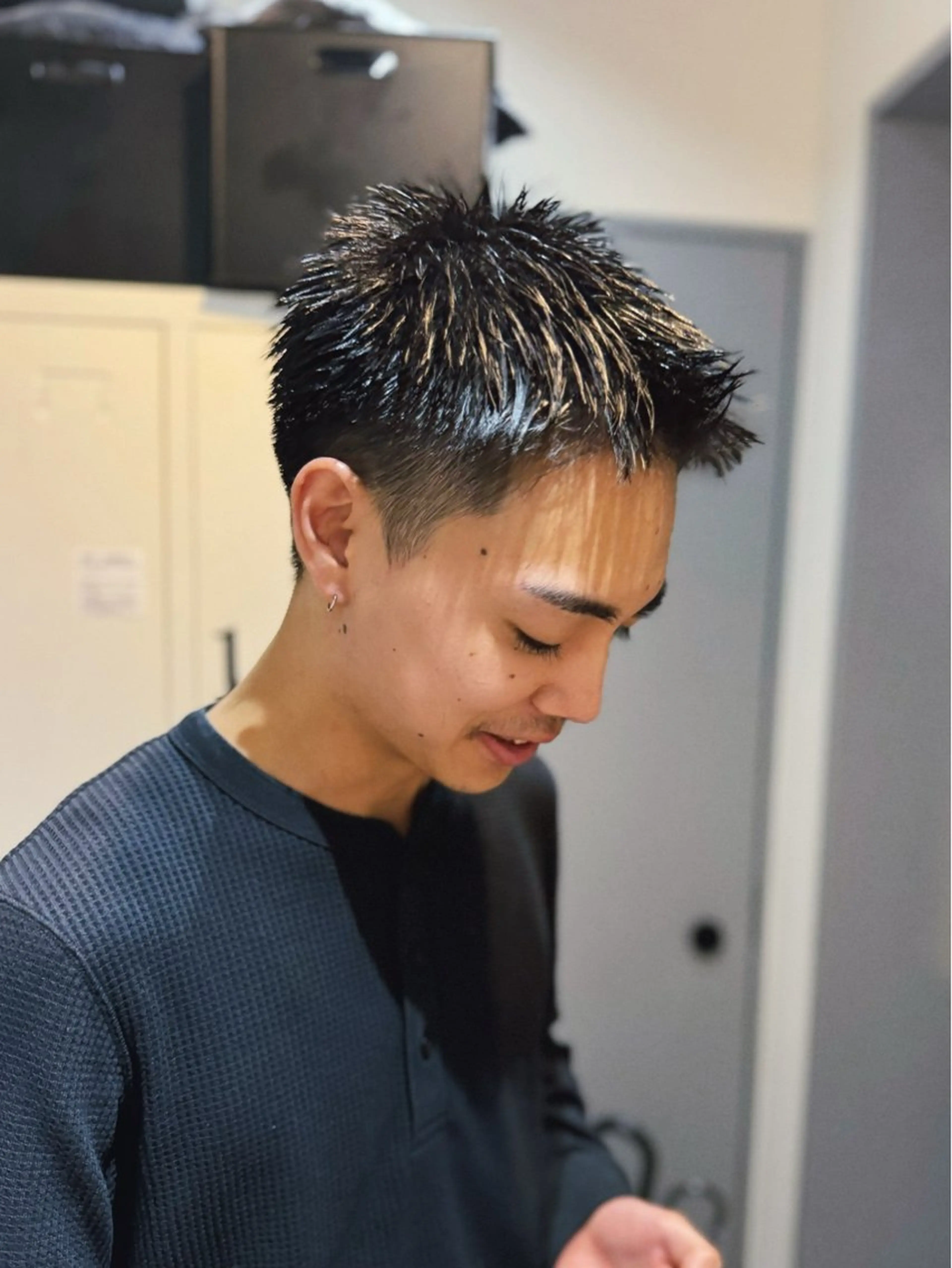 ショート カラー メンズ カット ヘアカラー トリートメント 💈メンズカット💈 No.1💈坂元のヘアスタイル