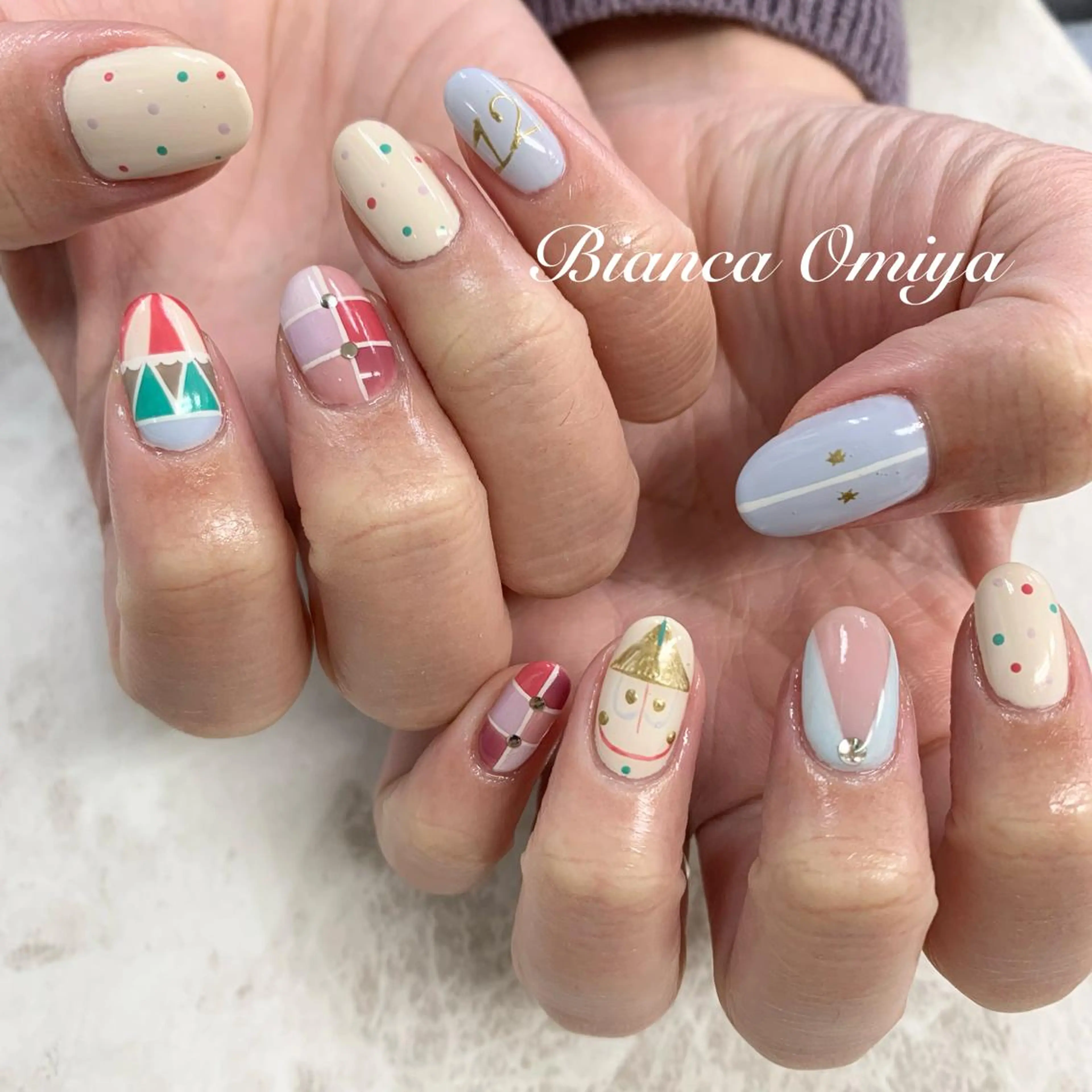 ネイル ビアンカ大宮ネイル 店長 モリサワのネイルデザイン