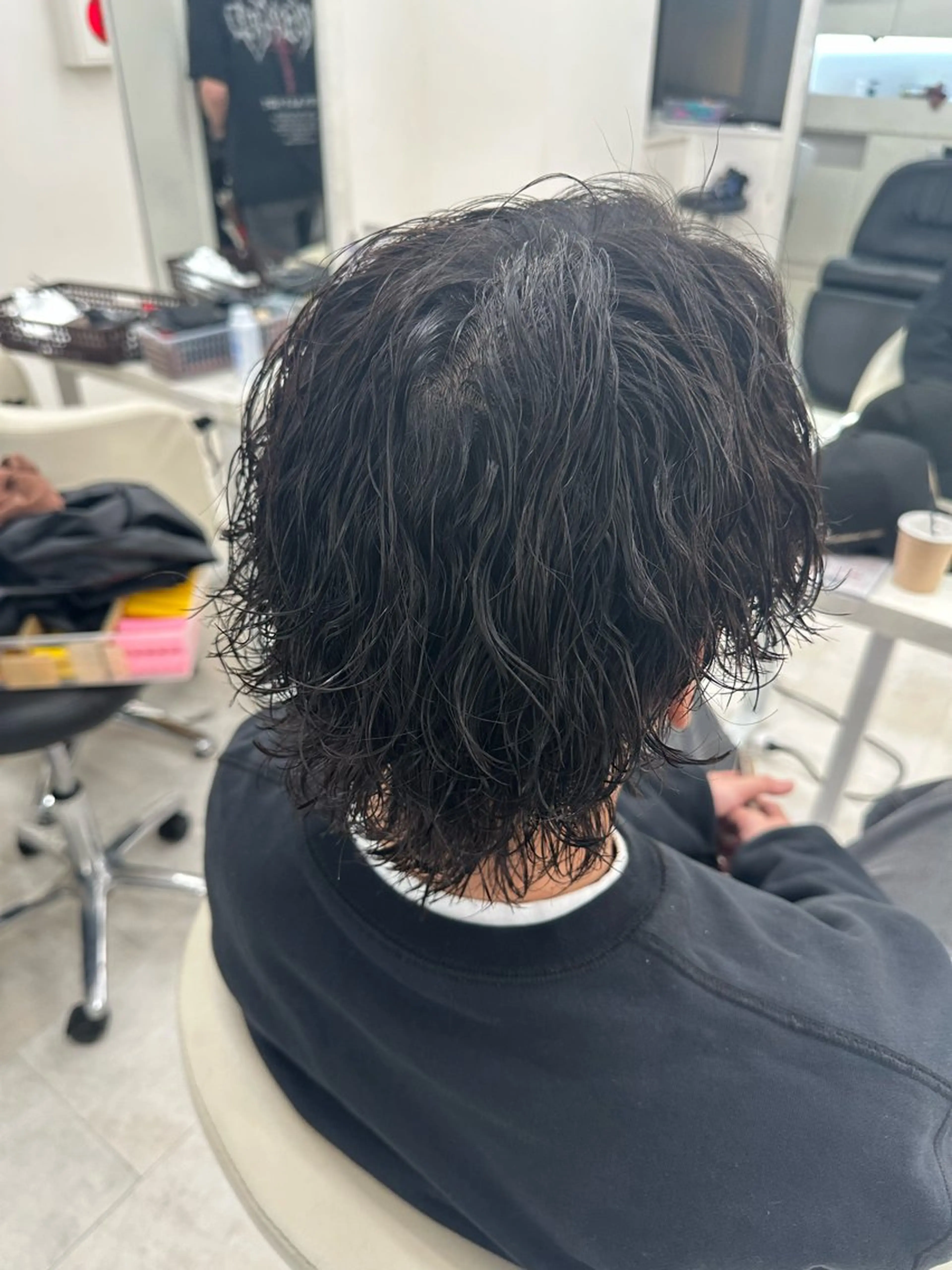 パーマ メンズ カット パーマ トリートメント AI TOKYO  men's 横浜所属・【パーマの達人】 💎メンズ特化🔥徹のヘアスタイル