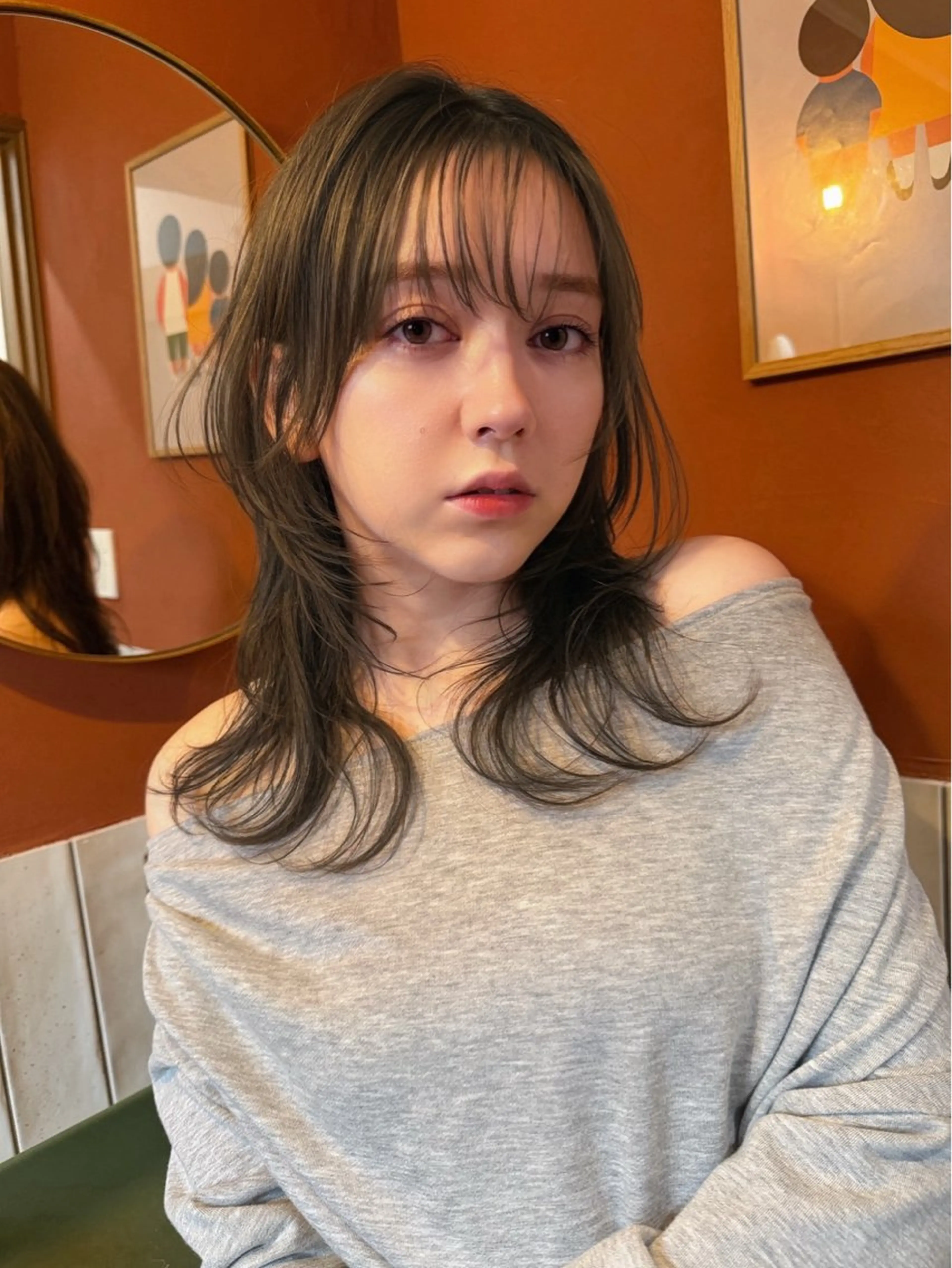 【透明感UP】オリーブ限定色ワンカラーメニュー🫒の写真