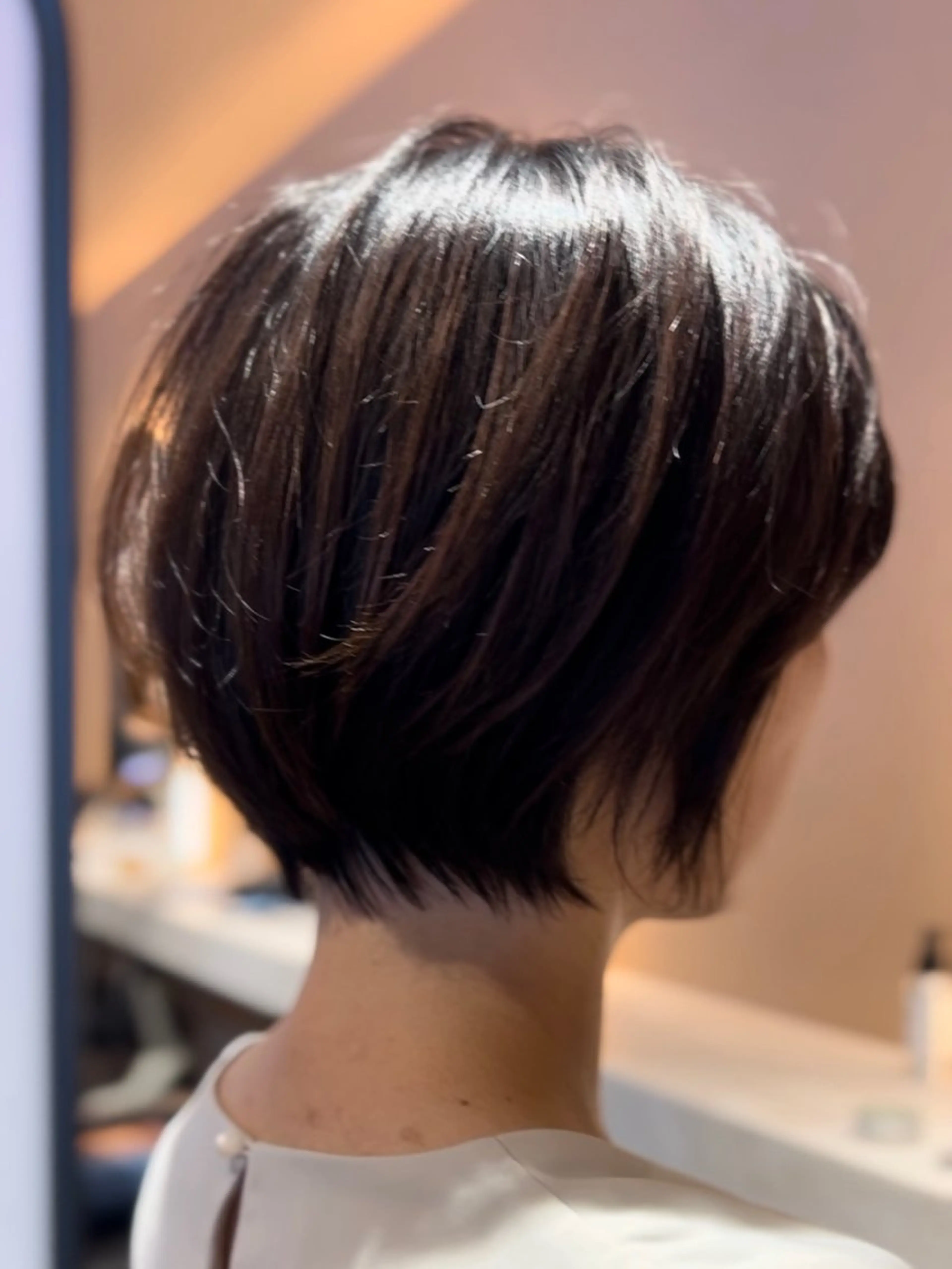 ショート ショートボブ 丸みショート ボブ ショートヘア 大人可愛いショート✨ グッチ🐝のヘアスタイル