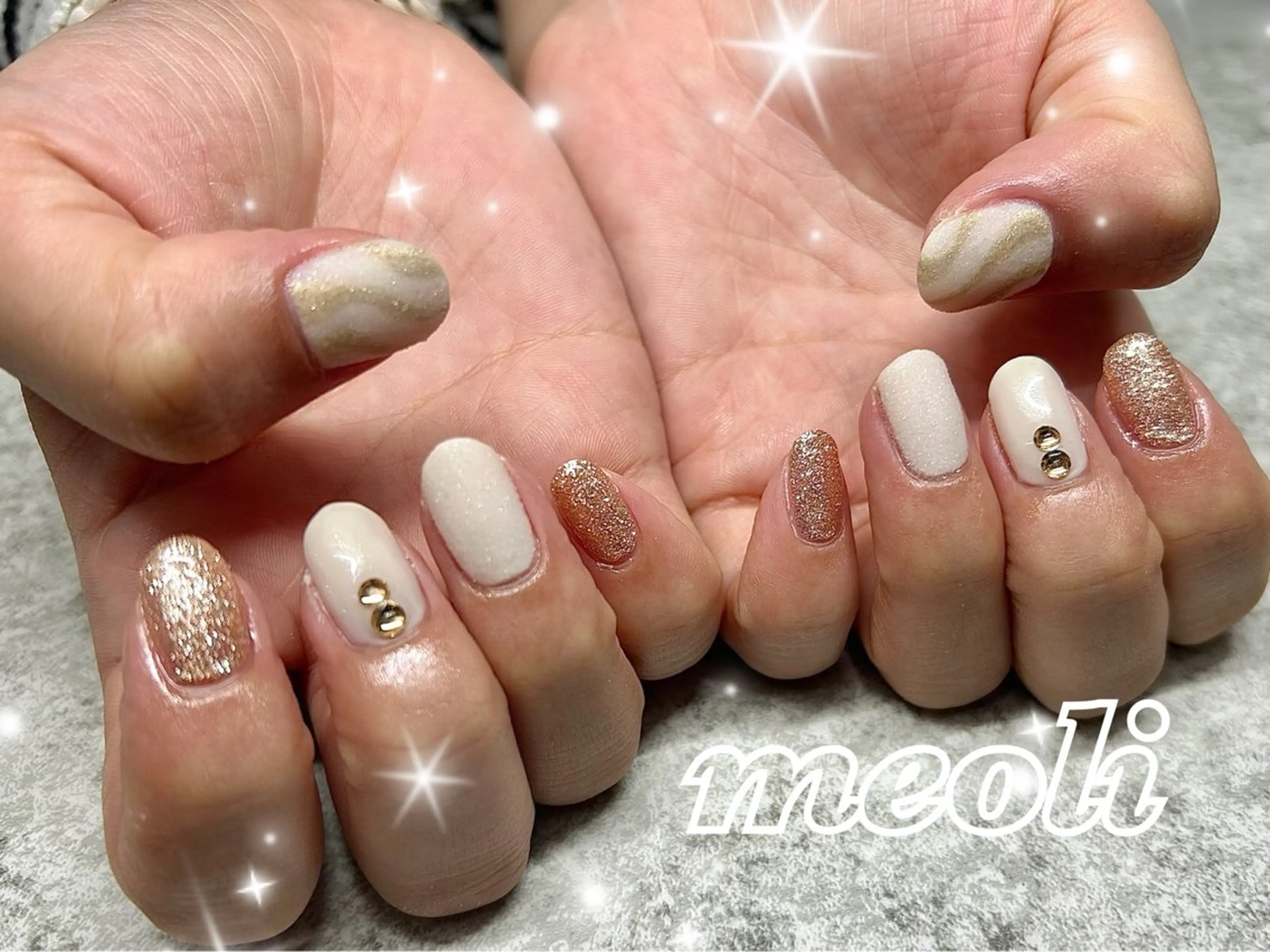 ネイル ハンドネイル nail salon meoli アヤのネイルデザイン