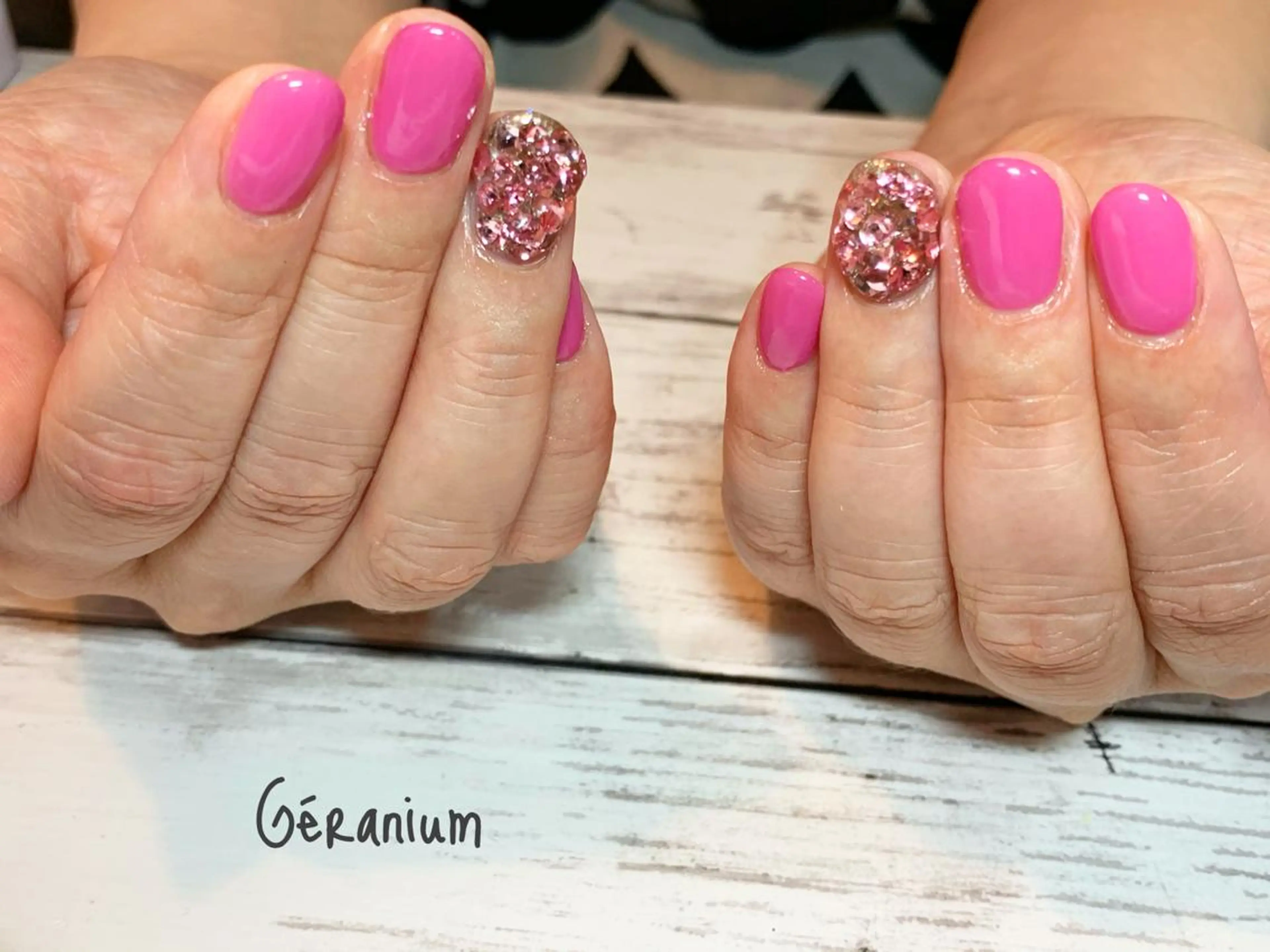 ネイル ハンドネイル フットネイル GéRanium Harukaのネイルデザイン