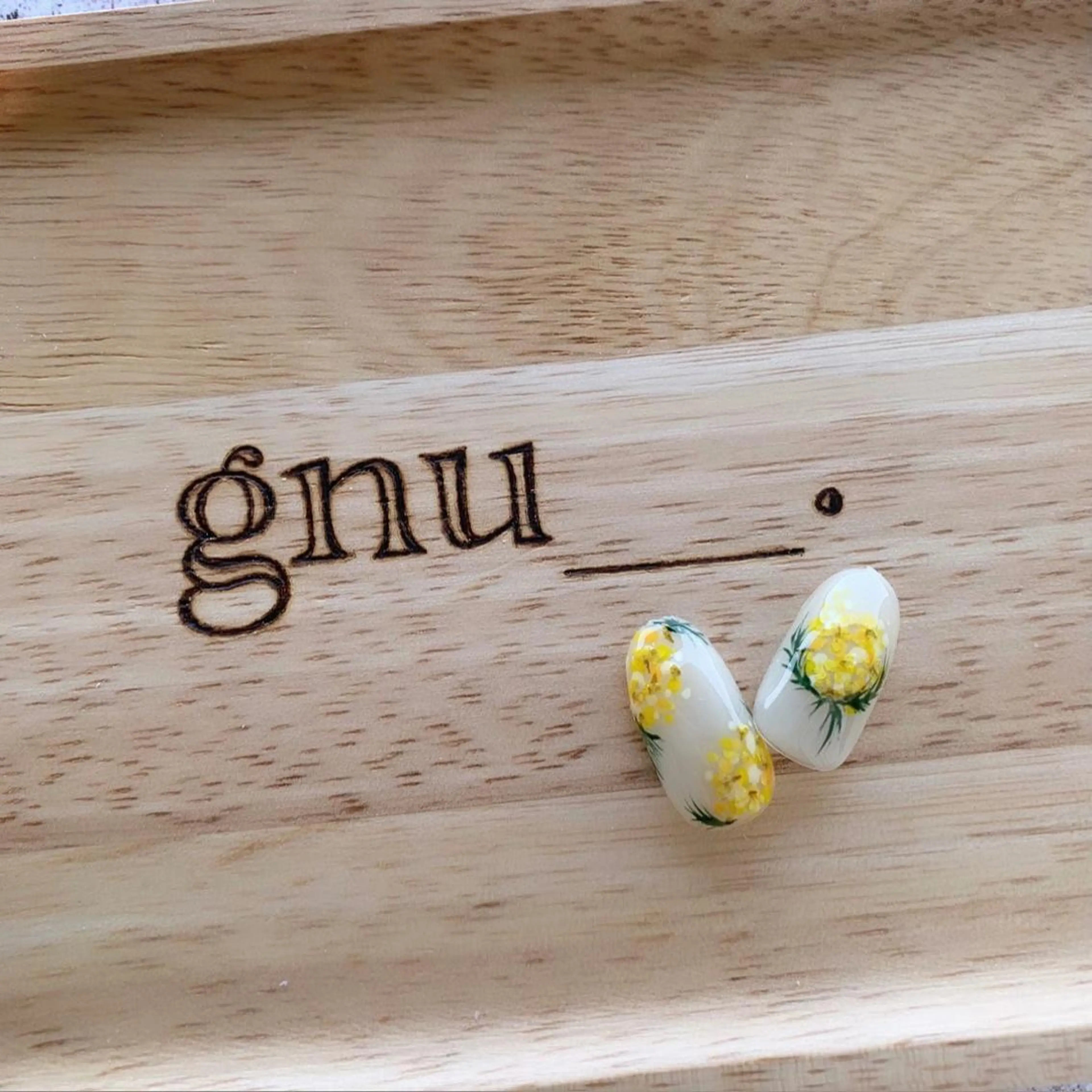 ネイル アートネイル 春ネイル ハンドネイル gnu__. nailのネイルデザイン